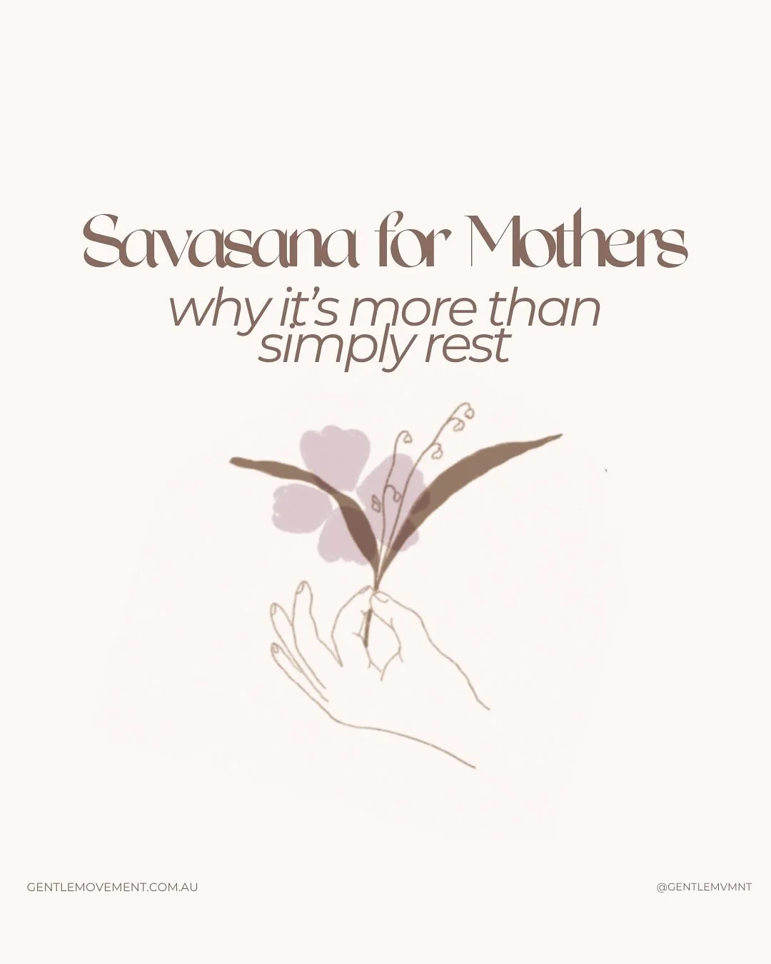 You hold so much. Yet who holds you? 

In the quiet of savasana, something shifts. Not just your breath, not just your body, but your sense of being. 

For mothers, especially in the raw, tender space of the fourth trimester, this sacred stillness is