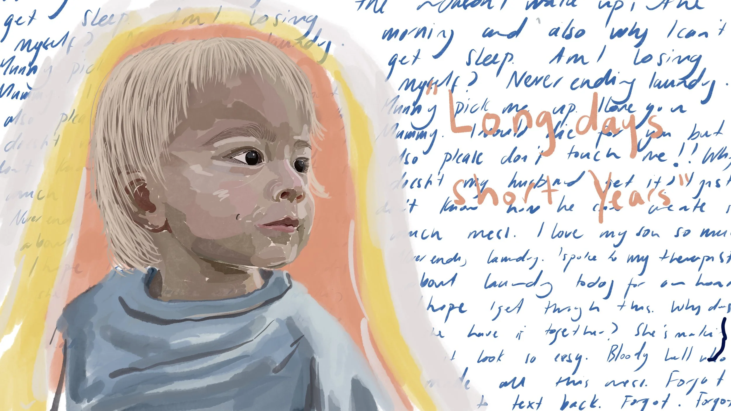 Long Days, Short Years, Illustration, Broome Fringe Festival 2024 