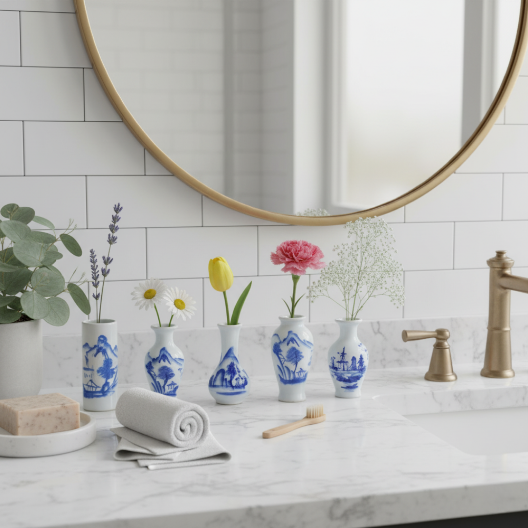 Set of Five Porcelain Vases Made in China (28).png