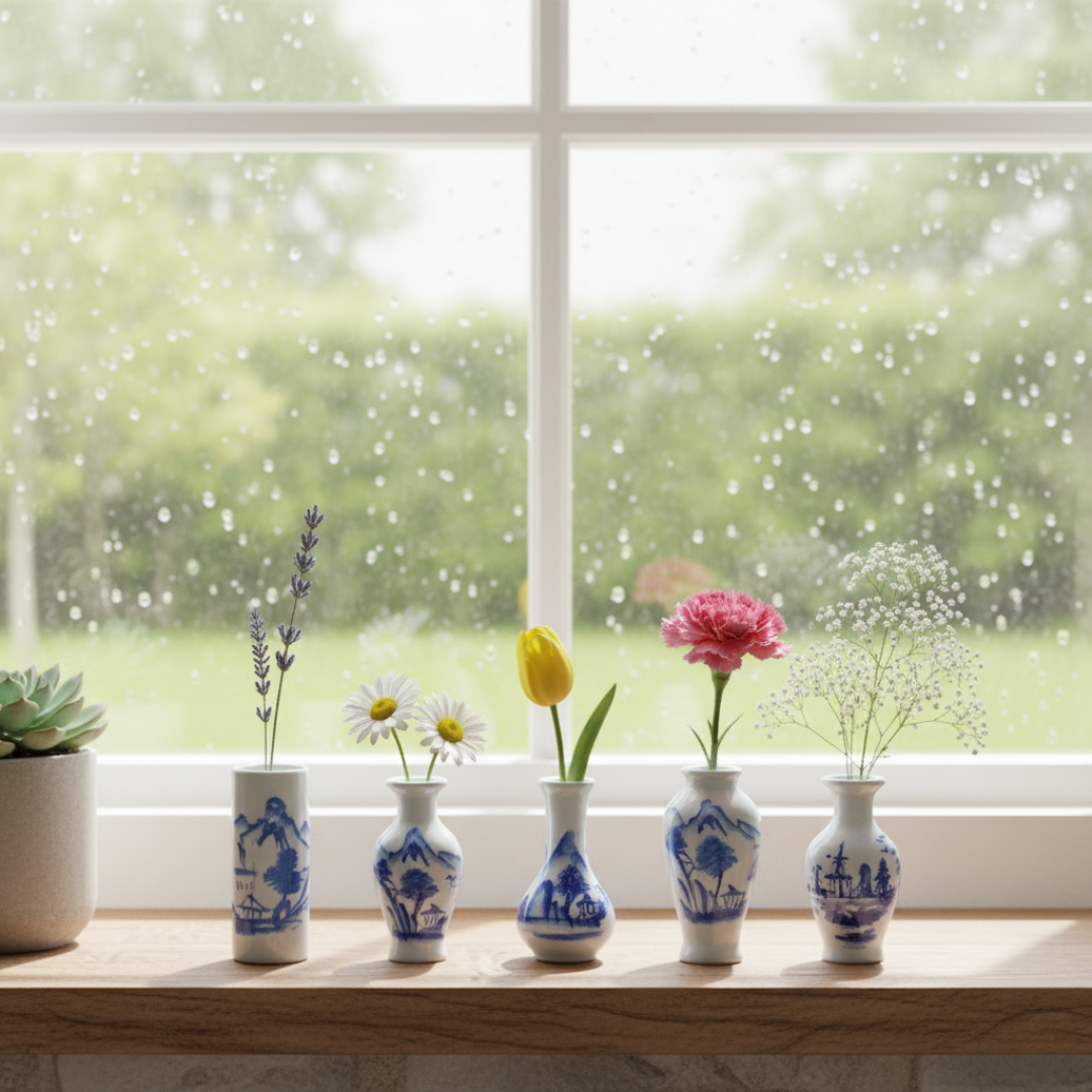 Set of Five Porcelain Vases Made in China (2).png