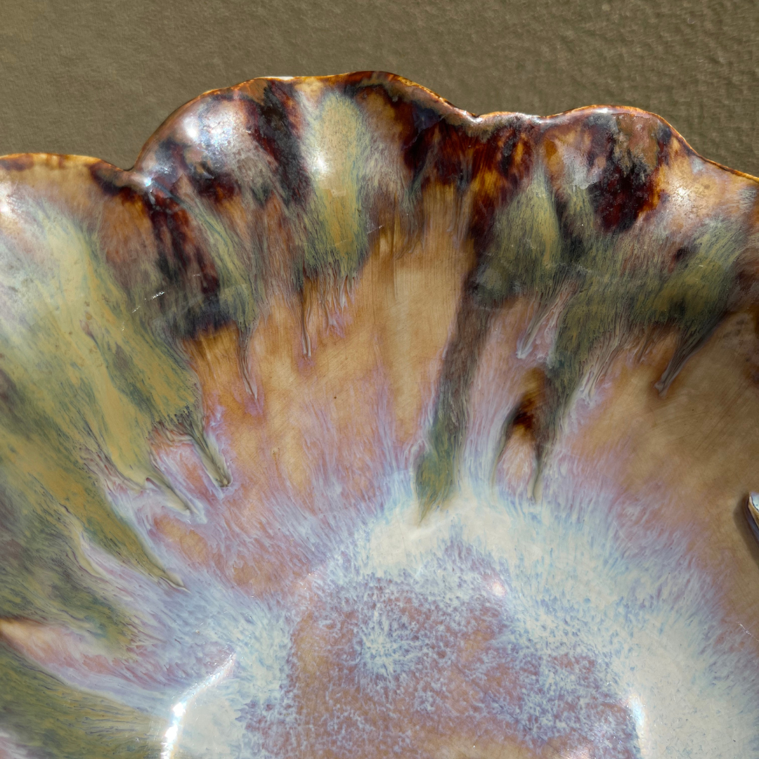 Australian Art Pottery Drip Glaze Gum Nuts Fruit Bowl (12).png