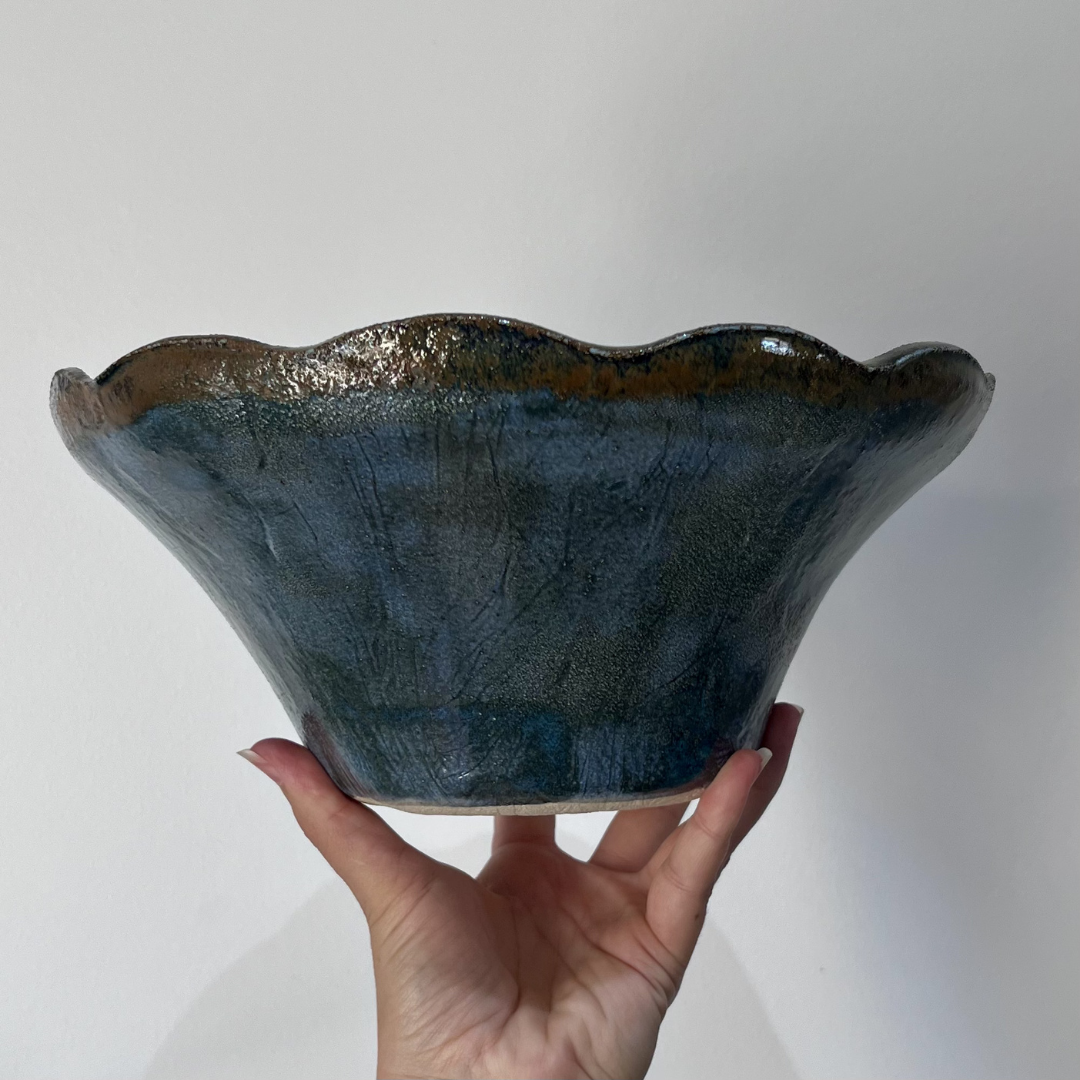 Handmade Blue Drip Glaze Ceramic Fruit Bowl Australian Pottery (9).png