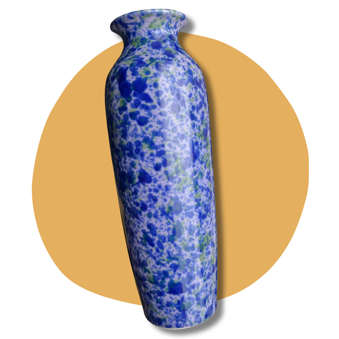 maxwell and williams speckled purple urn vase.png