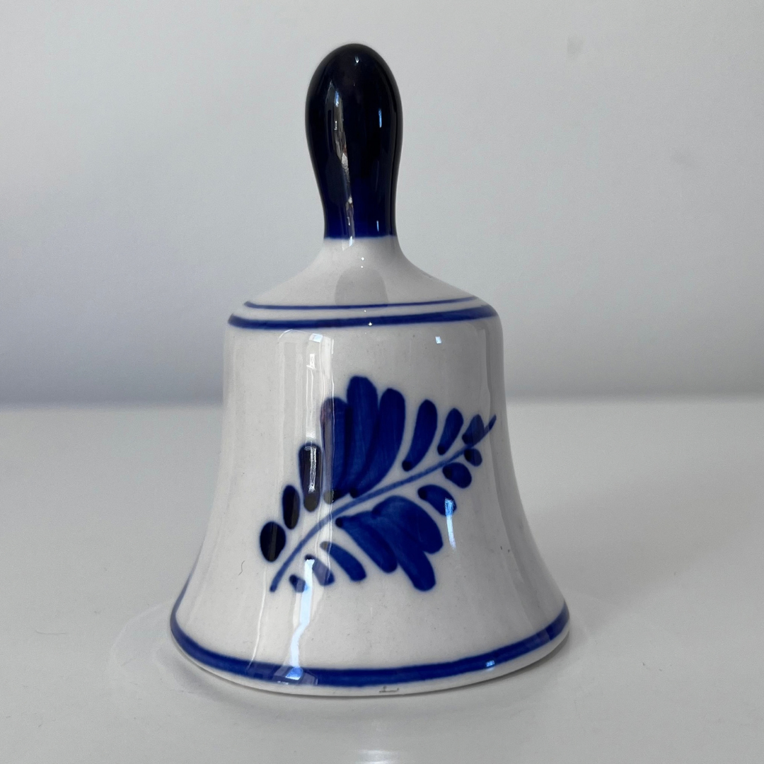 Vintage Delft Blue Windmill Bell Mini Delftware Blue & White Ceramics (7).png