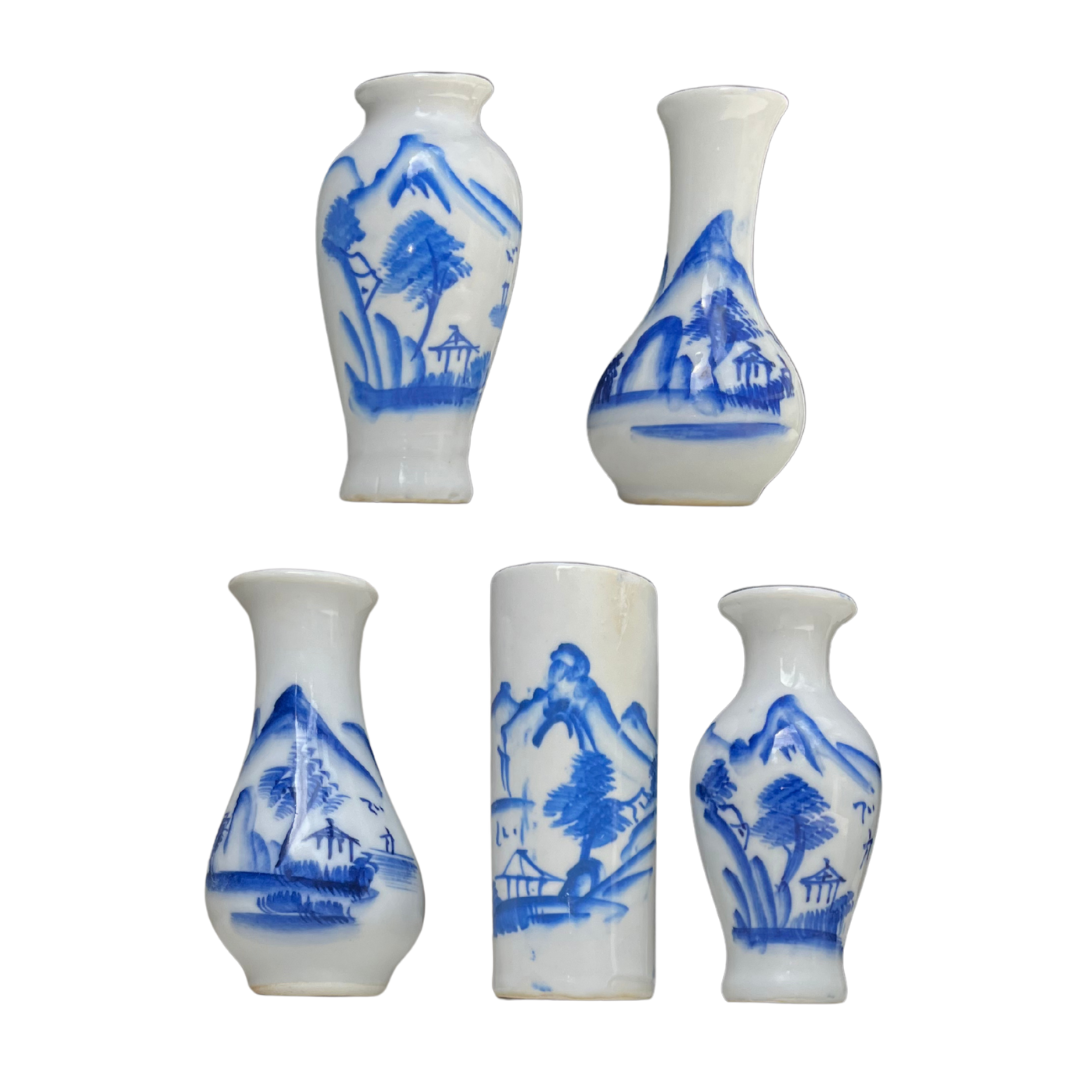 Set of Five Porcelain Vases Made in China (11).png