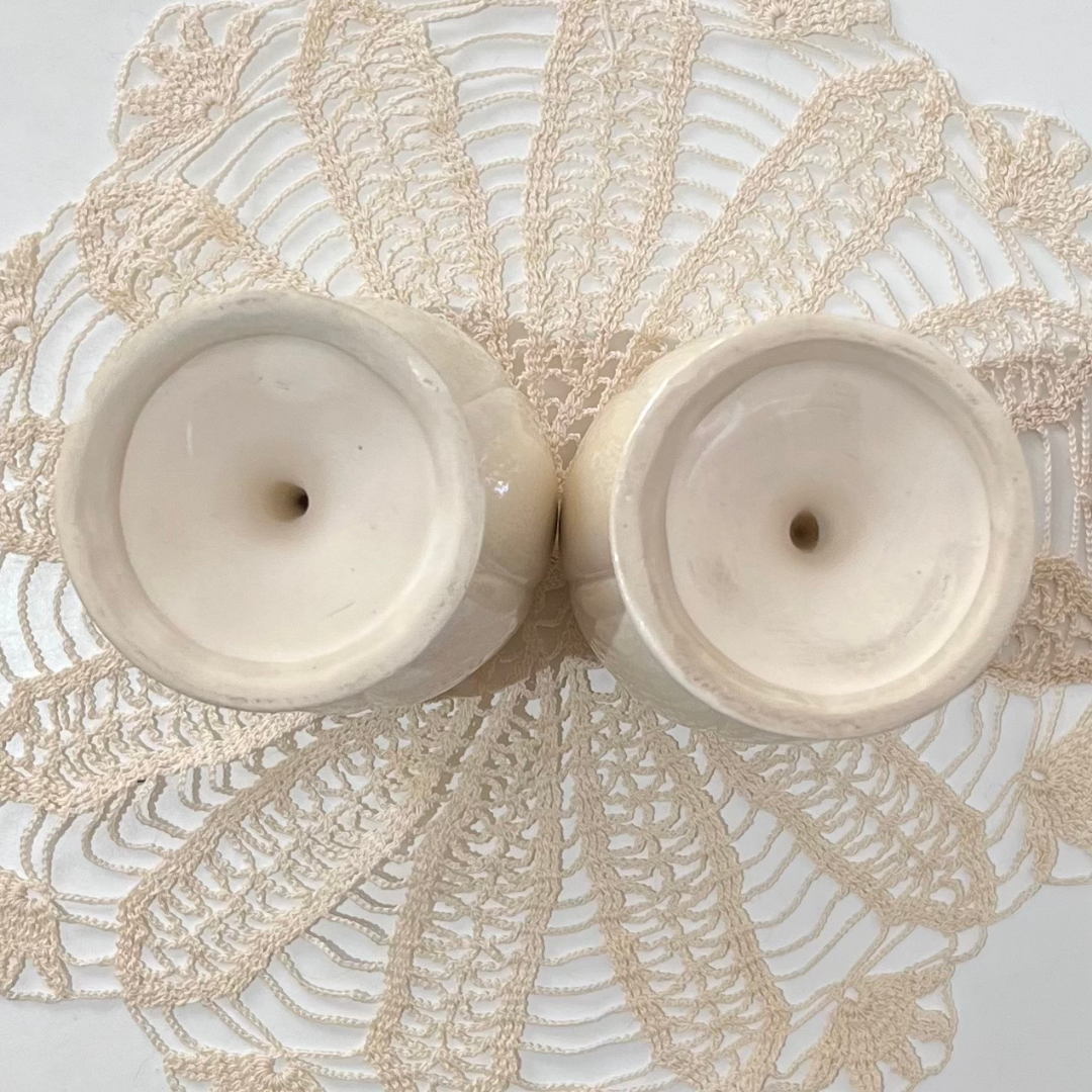 Vintage White Iridescent Ceramic Lustrewear Tulip Goblets Duncan Enterprises (4).png