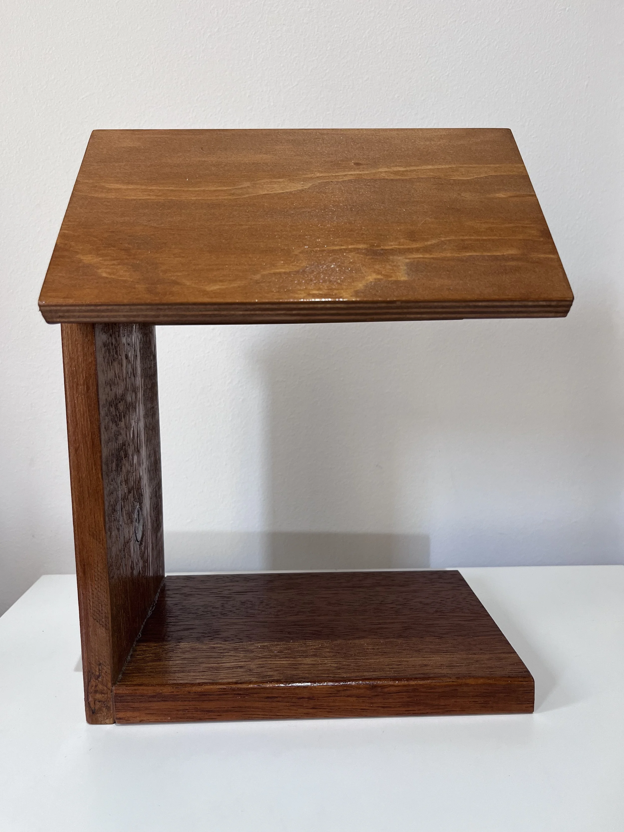 Handmade Wooden Book Stand Holder Upcycled Pallet Wood 2.jpeg
