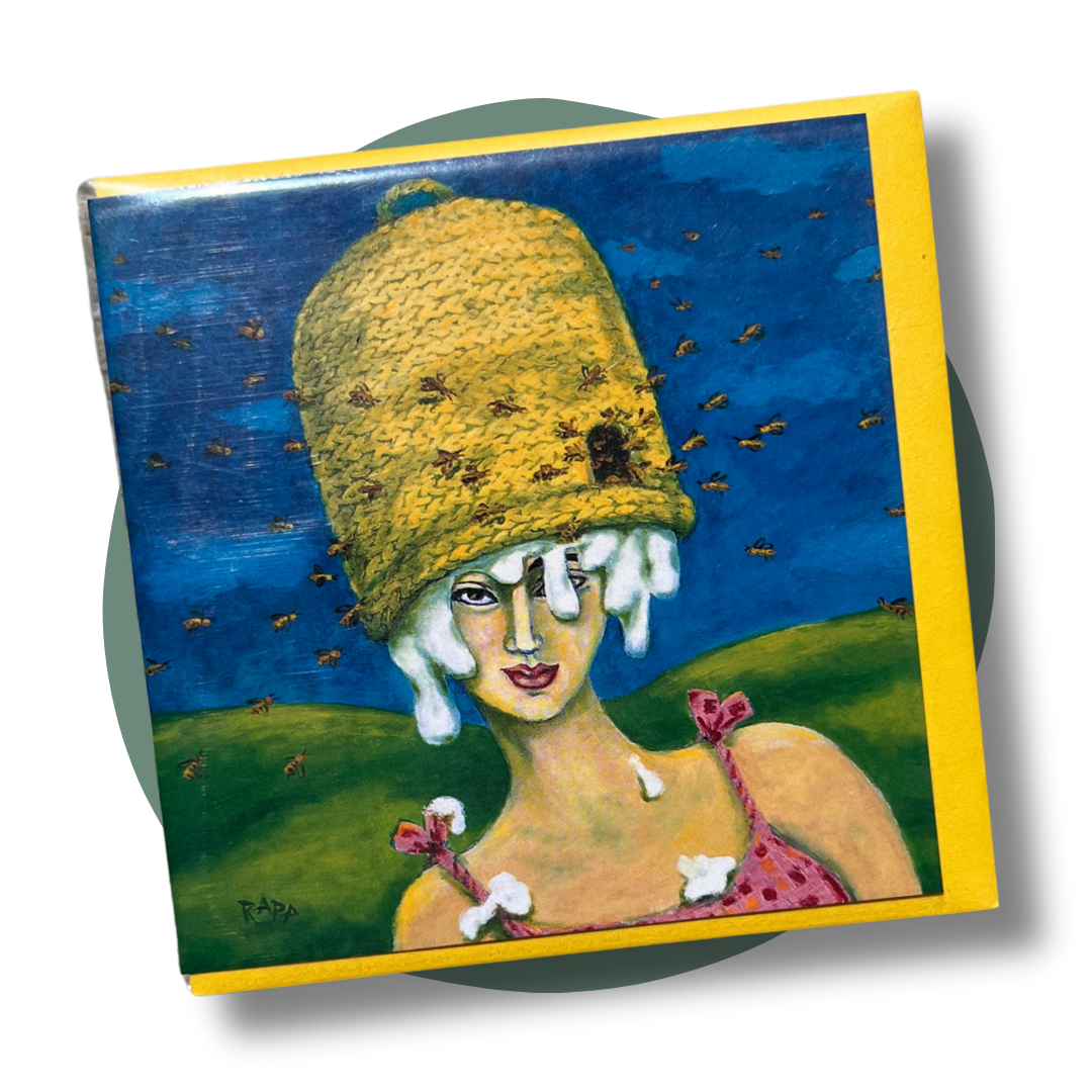 Blank Card: Katharina Rapp "Honey Cream" Print