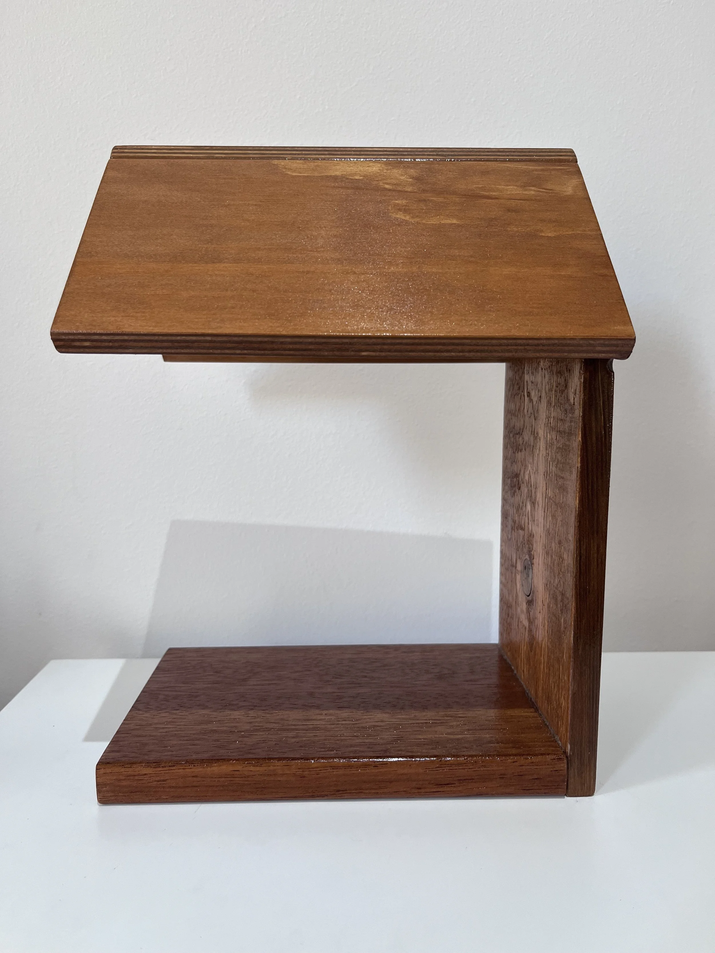 Handmade Wooden Book Stand Holder Upcycled Pallet Wood 4.jpeg