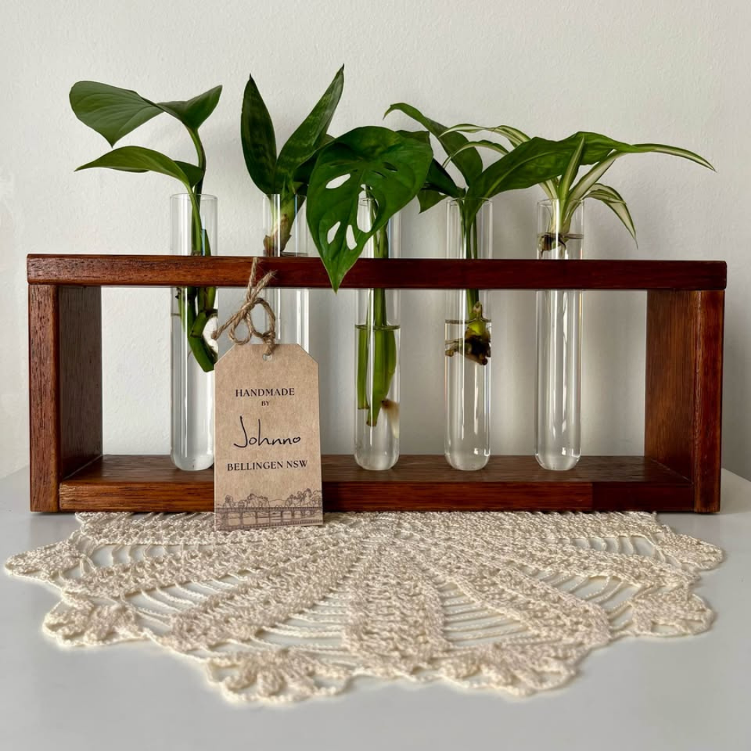 handmade woden propagation station five glass test tubes australian made (2).png