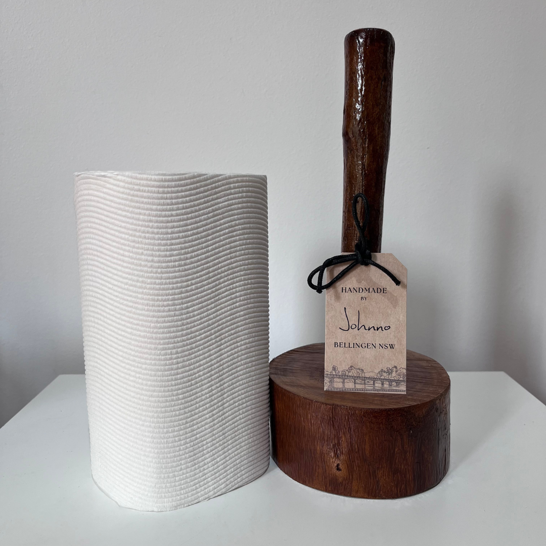 Handmade Wooden Paper Towel Holder Rustic Kitchen Storage (12).png