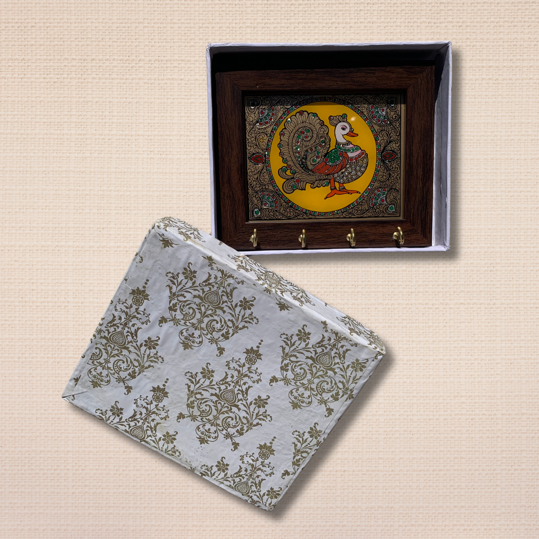 Hand-Painted Annapakshi Keyholder (6).png