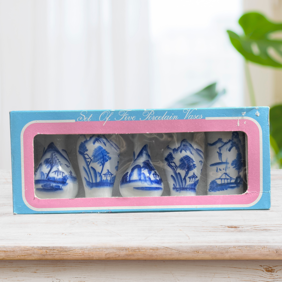 Set of Five Porcelain Vases Made in China (4).png