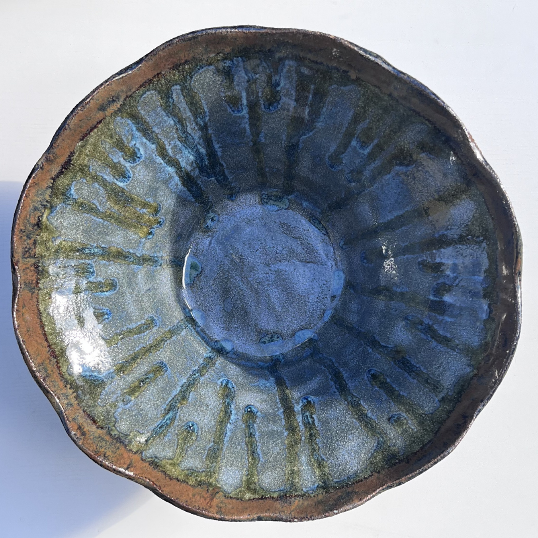 Handmade Blue Drip Glaze Ceramic Fruit Bowl Australian Pottery (14).png