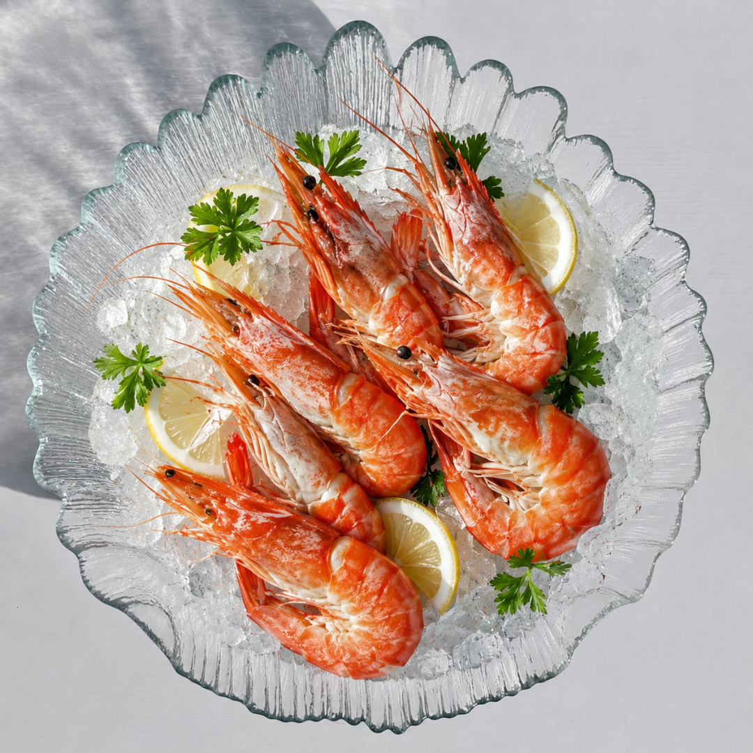 Large Vintage Glass Scallop Clam Shell Footed Seafood Bowl Beach Decor (17).png
