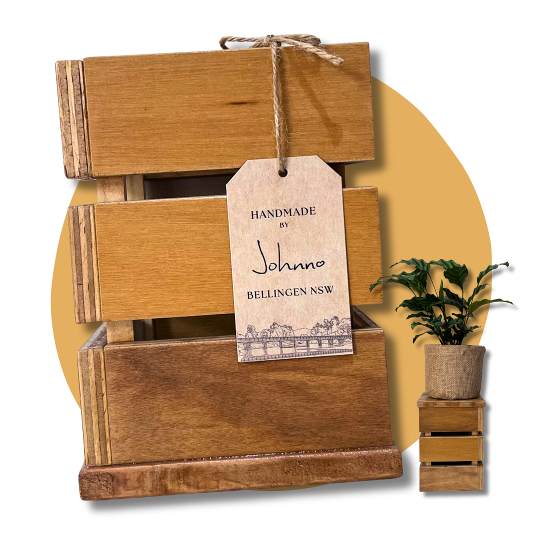 Handmade Wooden Plant Stand (Plywood + Pallet)