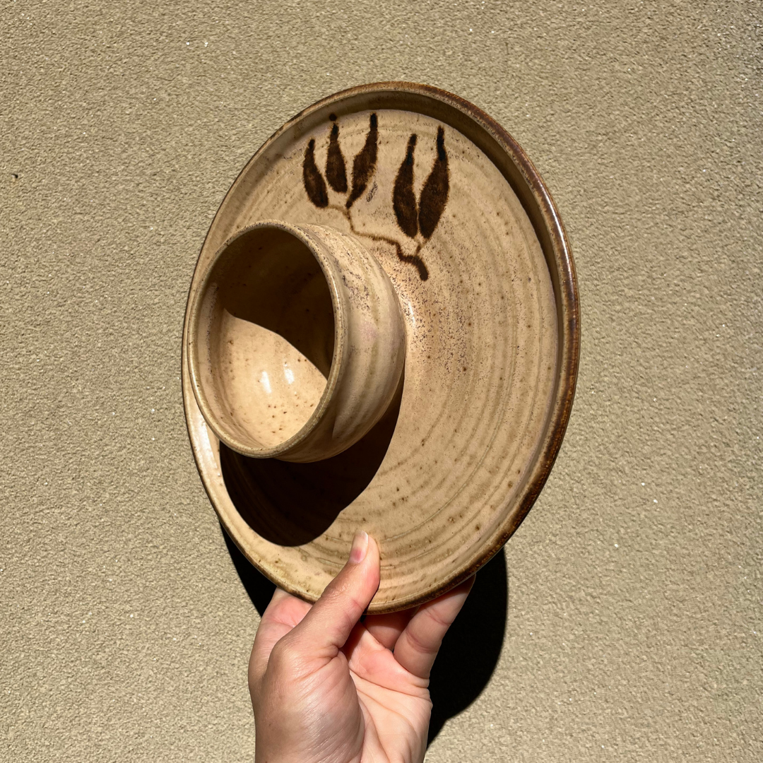 Vintage Stoneware Chip & Dip Bowl (11).png