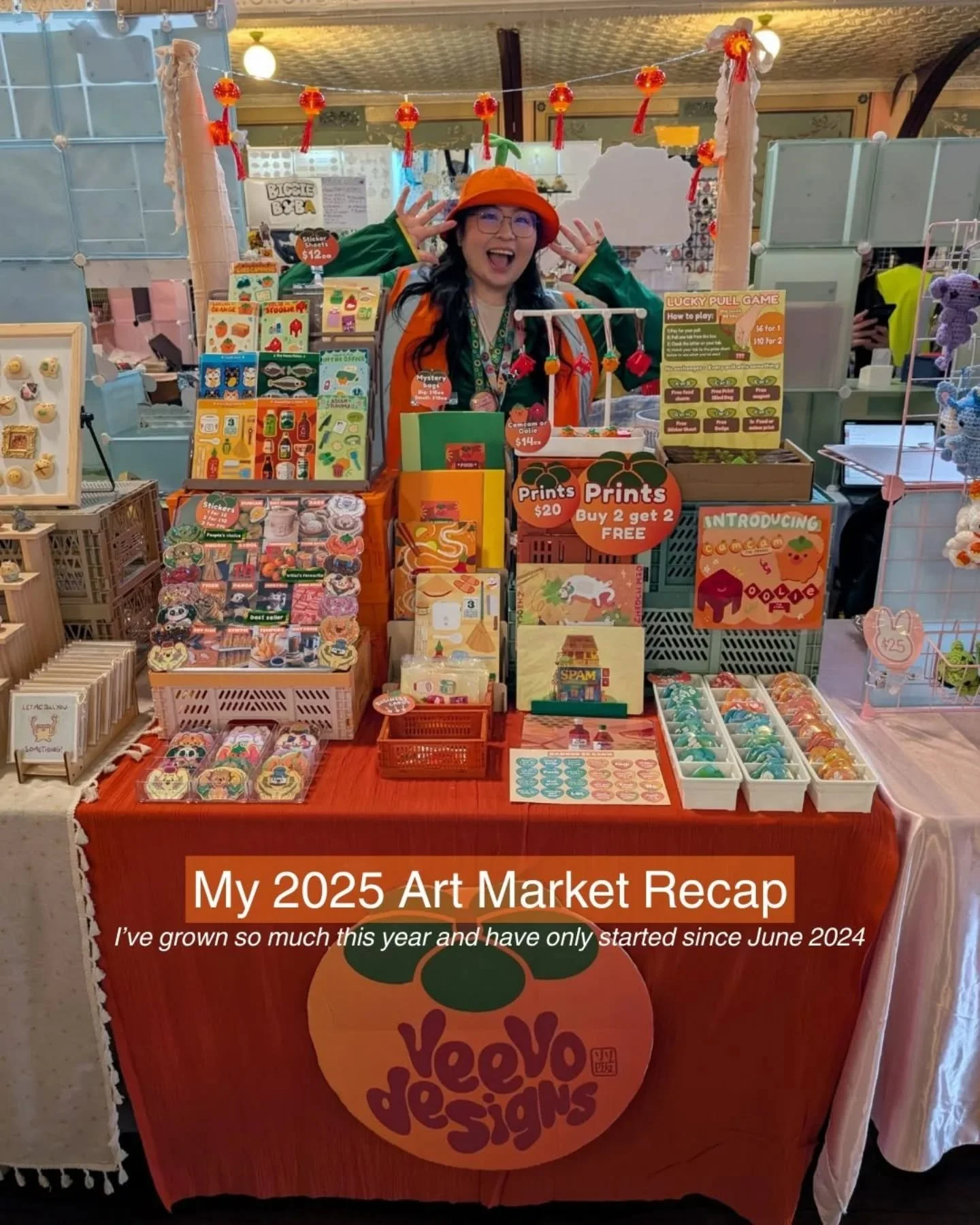 Being an artist gave me ✨main character energy✨ in 2025! Another year, another rollercoaster. Buckle up for the recap 🎢

I was inspired by @chonkyfriend to do this 2025 recap! Thank you for the inspo friend 🧡

I can&rsquo;t believe there&rsquo;s ov