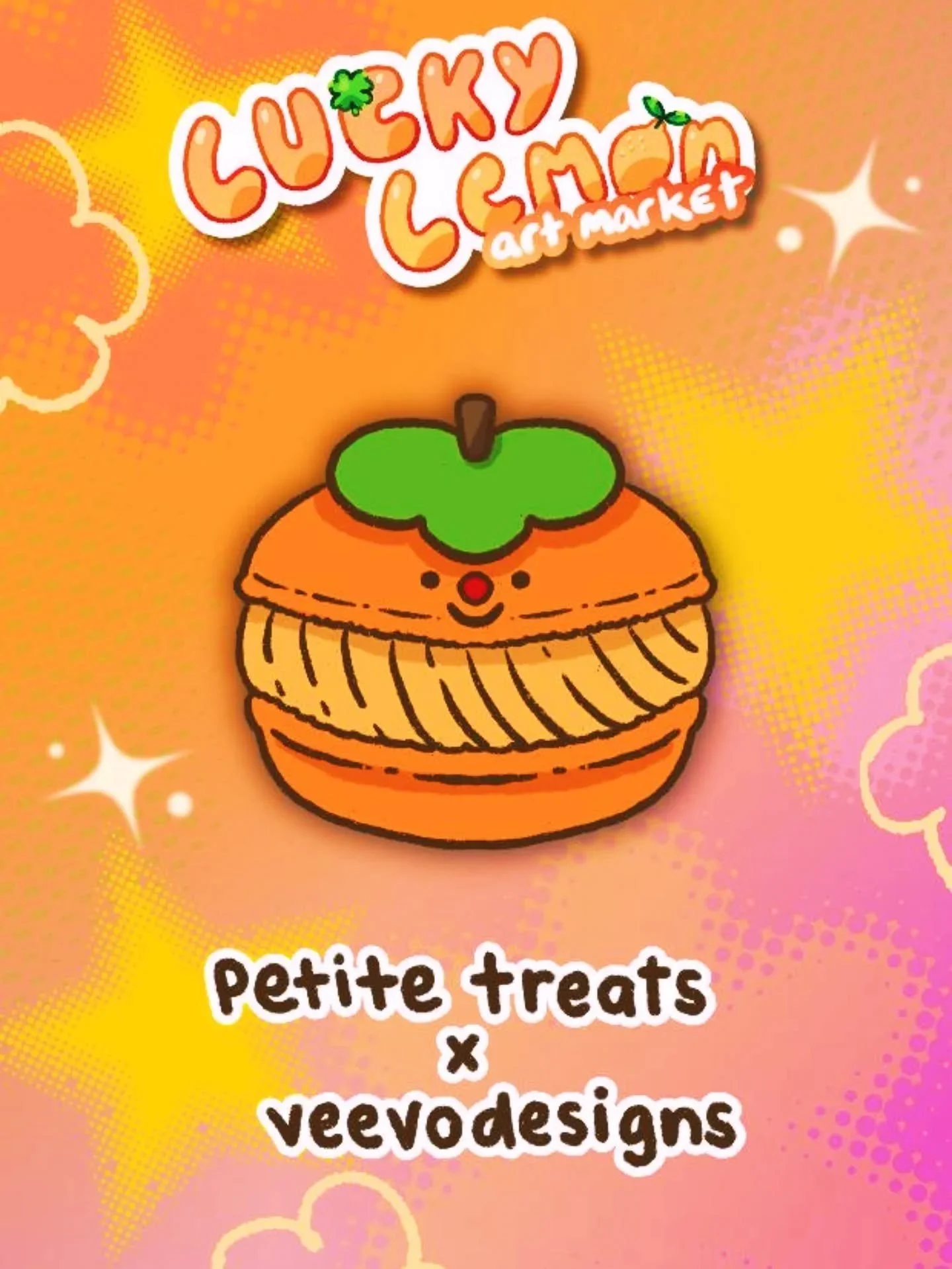 Guess who&rsquo;s stirring up trouble (the sweet kind) at @luckylemonartmarket🌟🍋

Yep, it&rsquo;s @veevodesigns and @petitetreats_au have cooked up something dangerously adorable!!

My Asian snack doodles have been turned into actual macarons (I kn