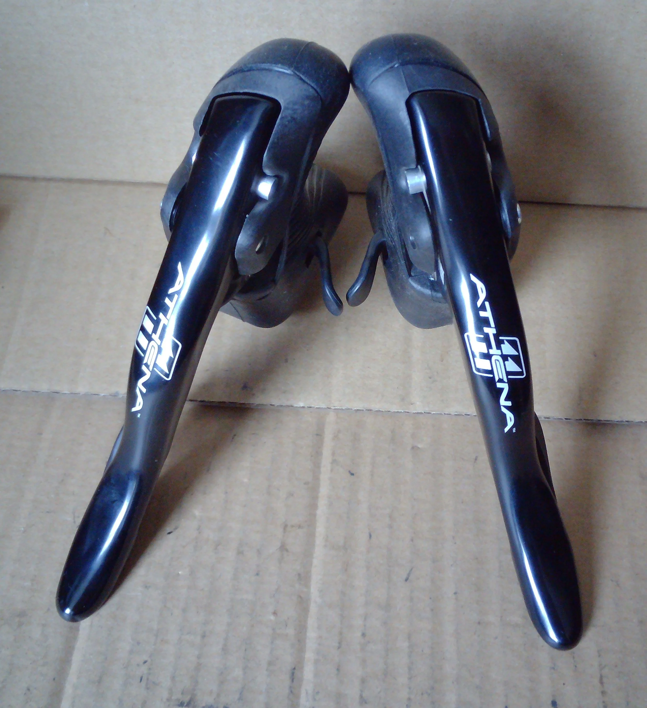 Campagnolo Athena 11 speed triple power shift Ergo levers
