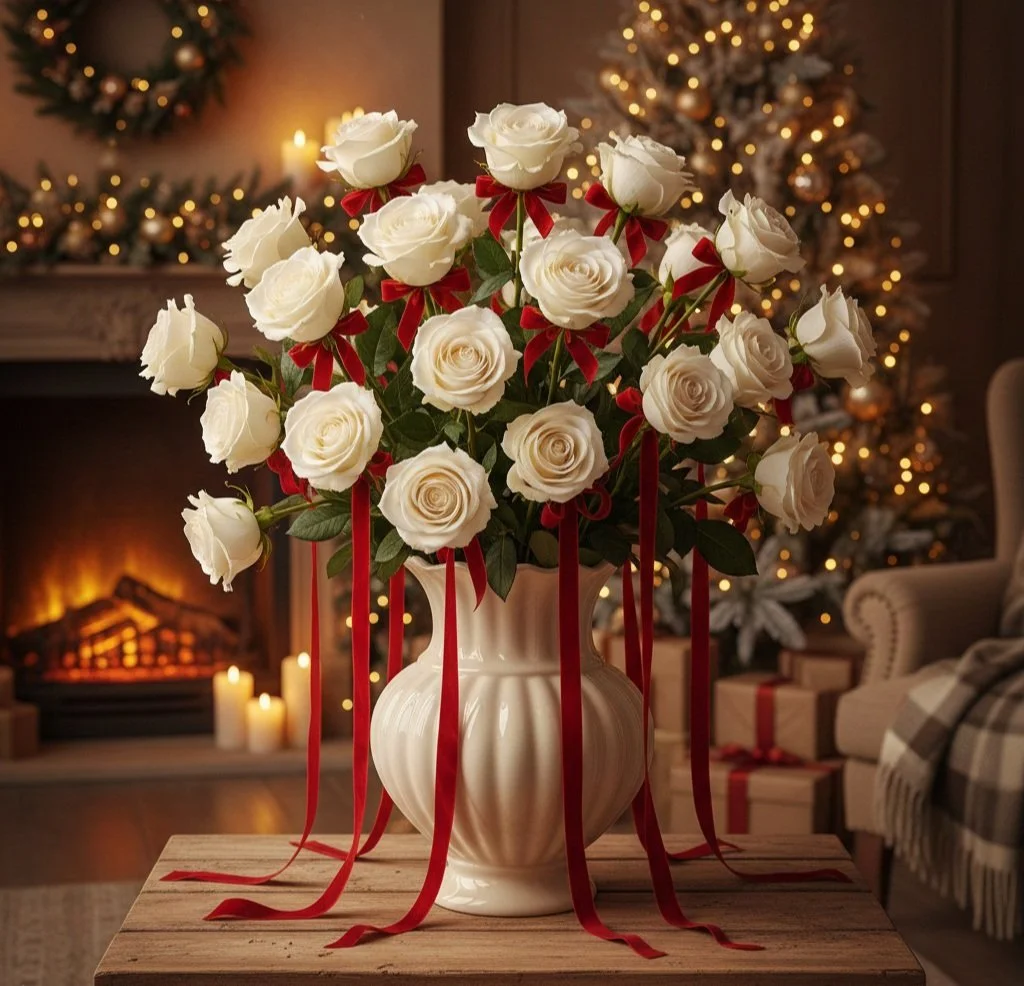 The "Prancer" Christmas Table Arrangement