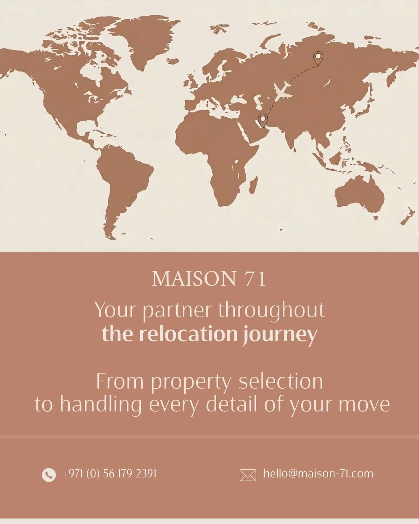 Maison 71 offers a more considered approach to relocation.
From finding the right home to advising on schools, we support each step with a focus on what actually matters day to day.

Our services include:
&ndash; Corporate relocation &ndash; Home sea