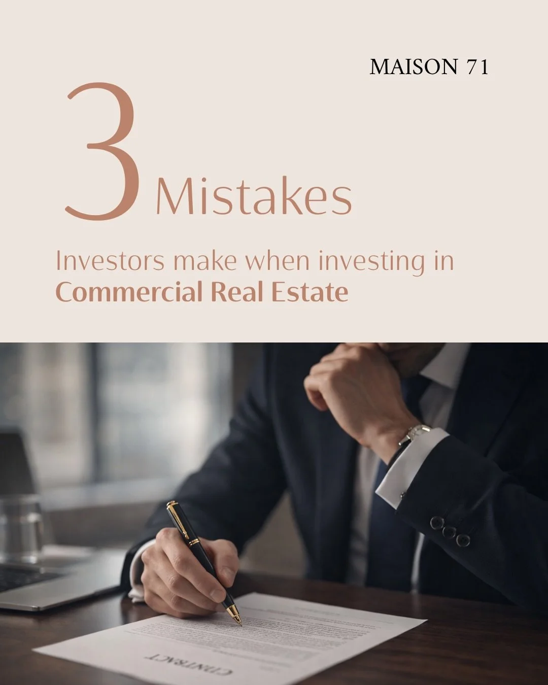 A lot of mistakes in commercial real estate aren&rsquo;t obvious at first.

It&rsquo;s not just about the price or even the yield on paper.Tenant quality, lease structure, and where the market sits in its cycle all play a role in how an asset actuall