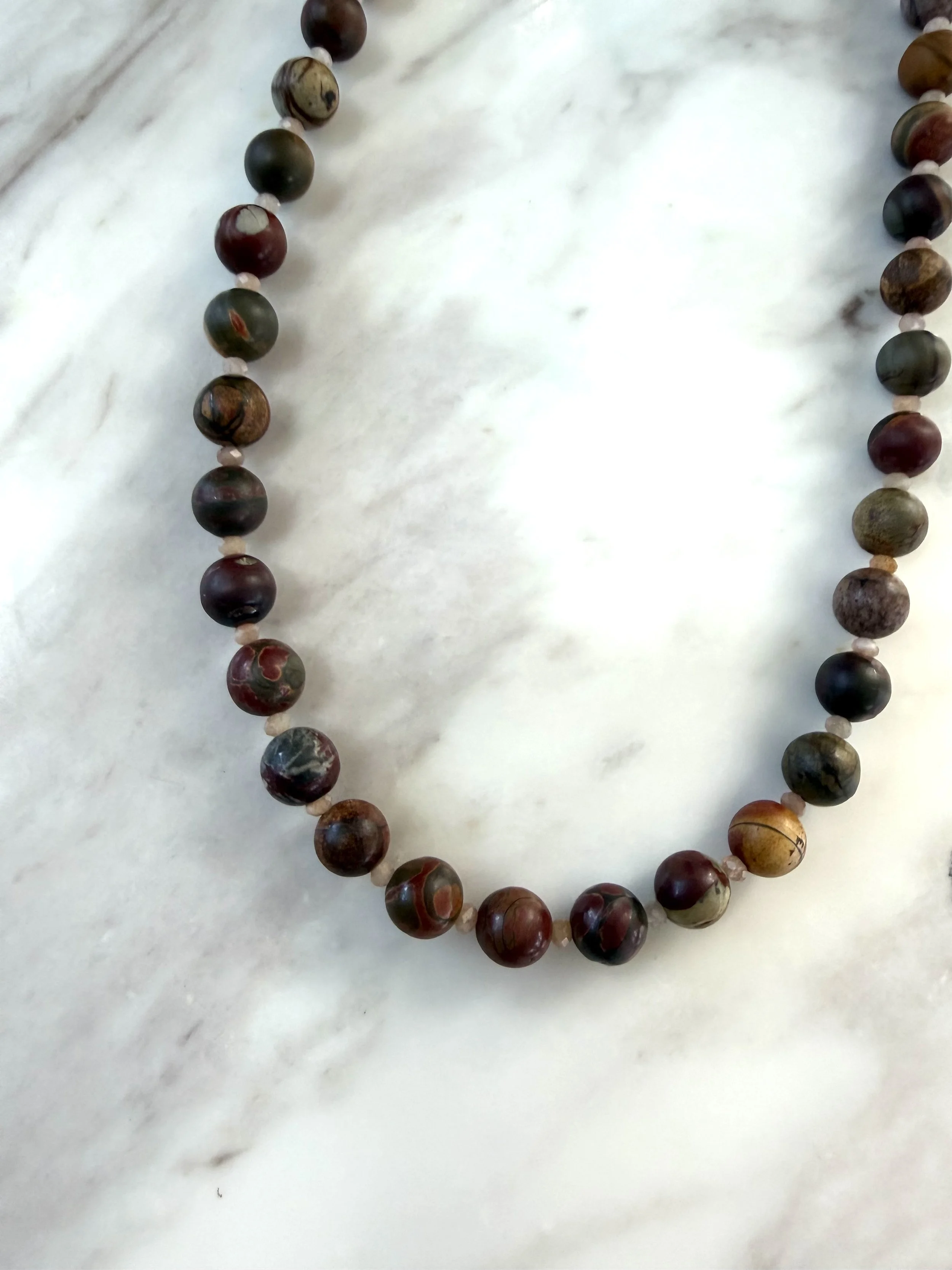 matt jasper brown beaded necklace.jpg