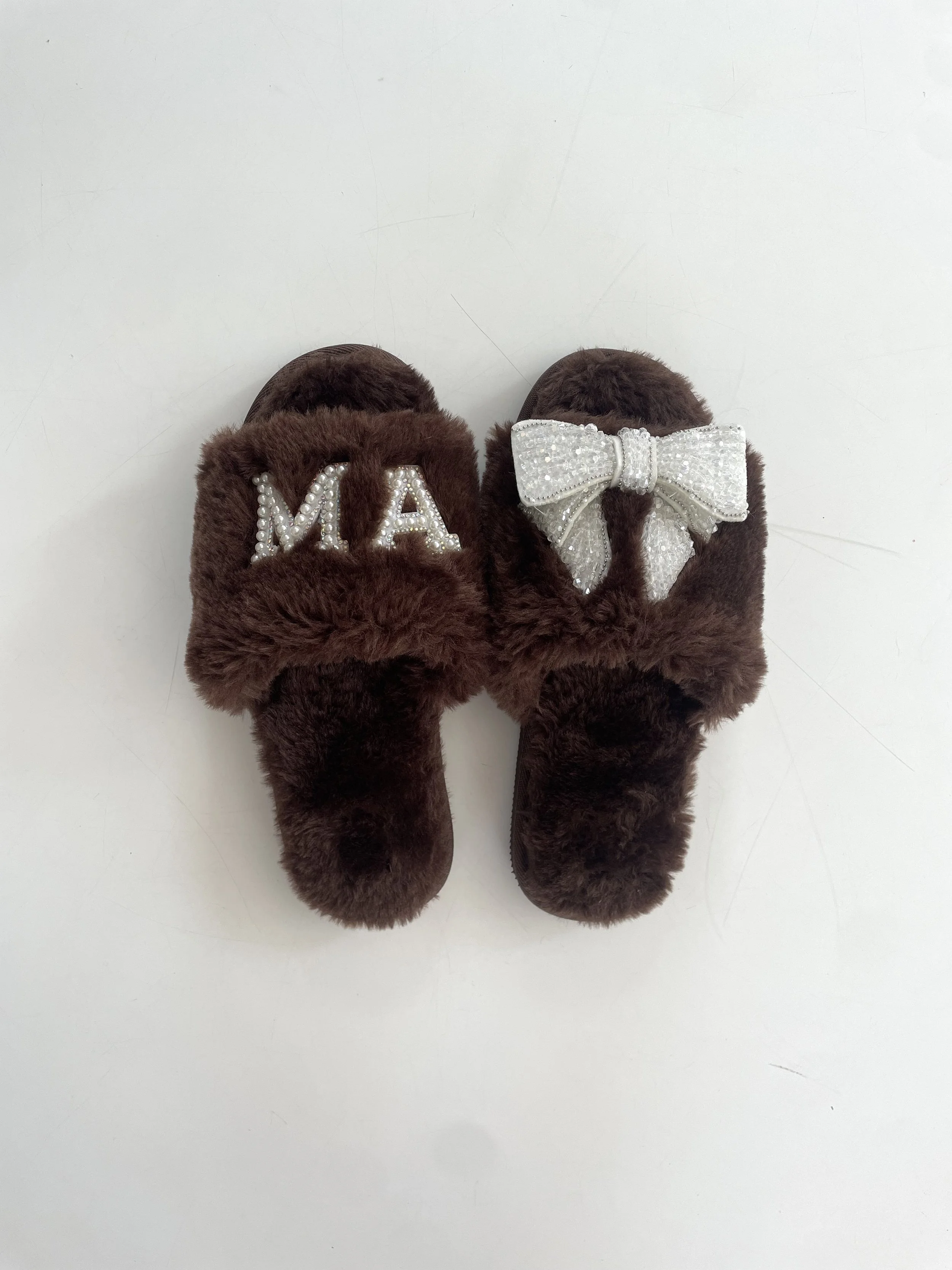personalised fluffy slippers initials.jpg
