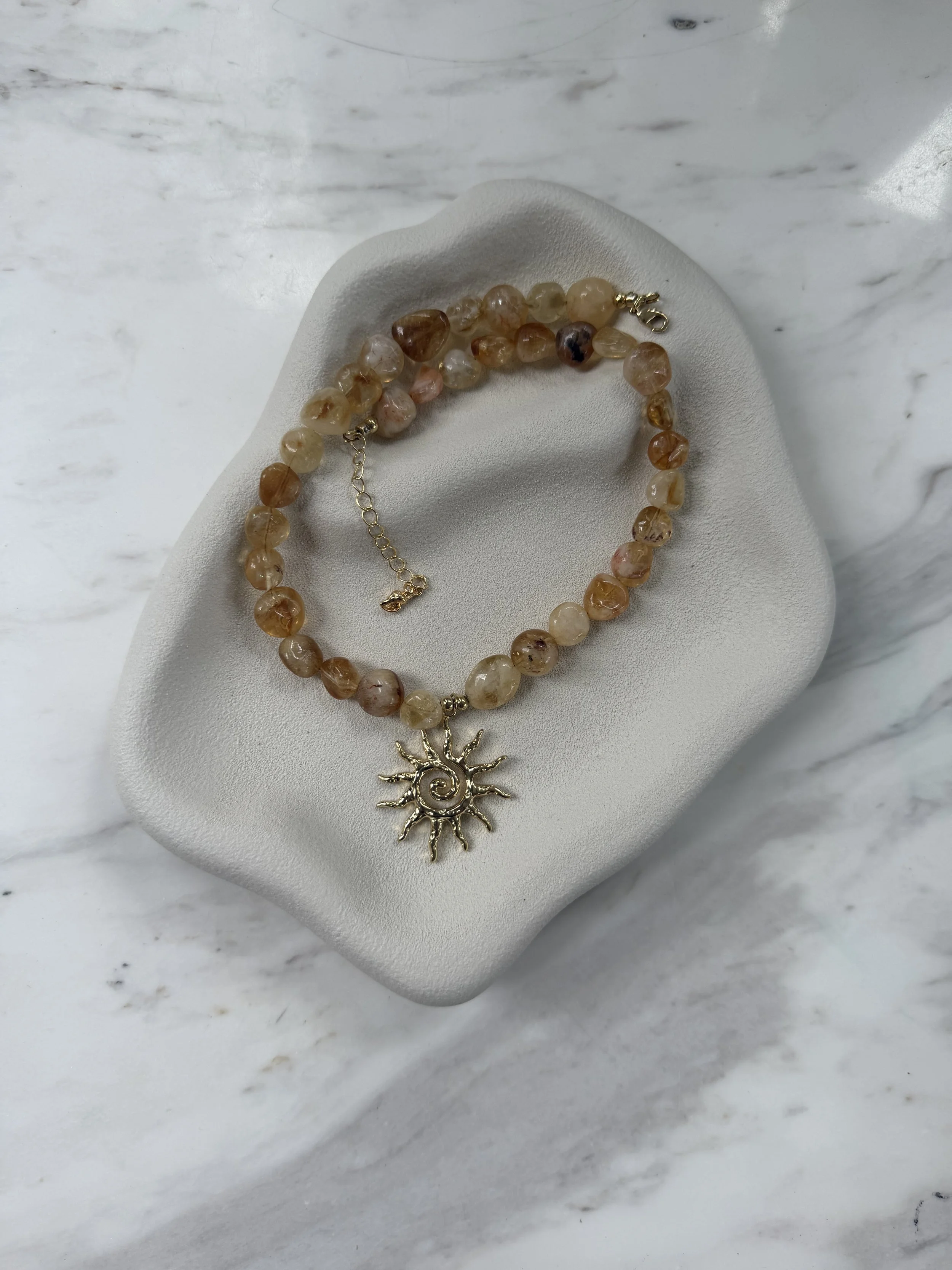 Citrine Sun Necklace