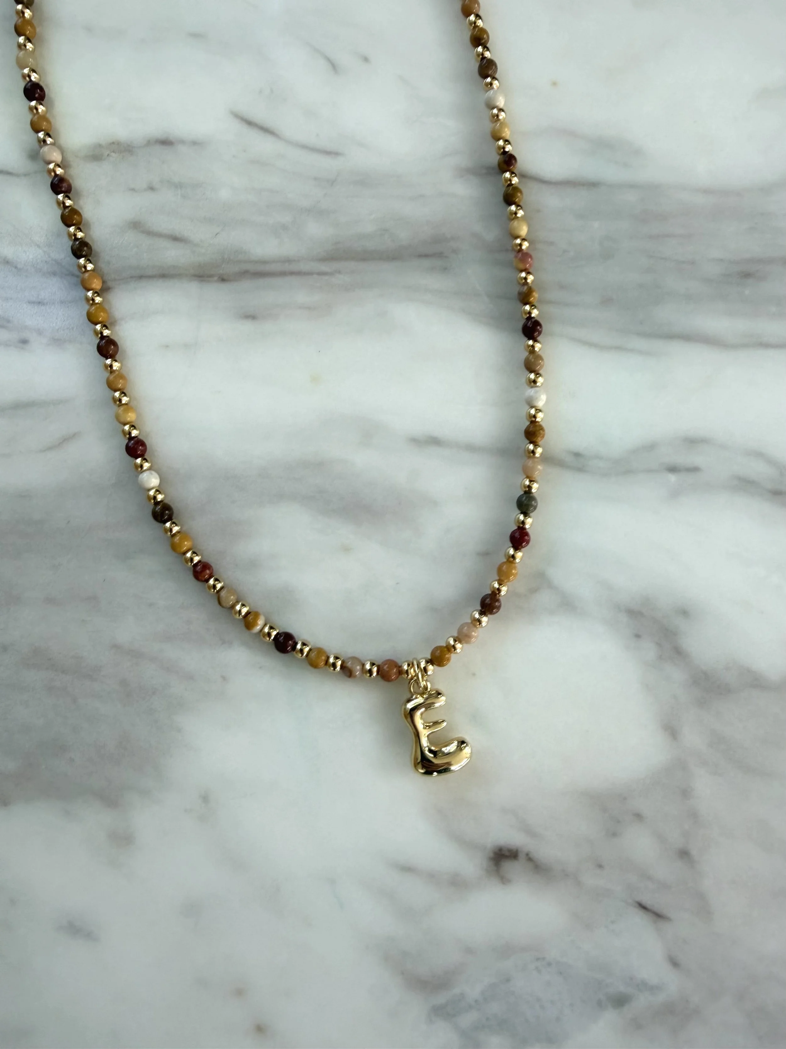 Mookaite 'Autumn' Beaded Necklace