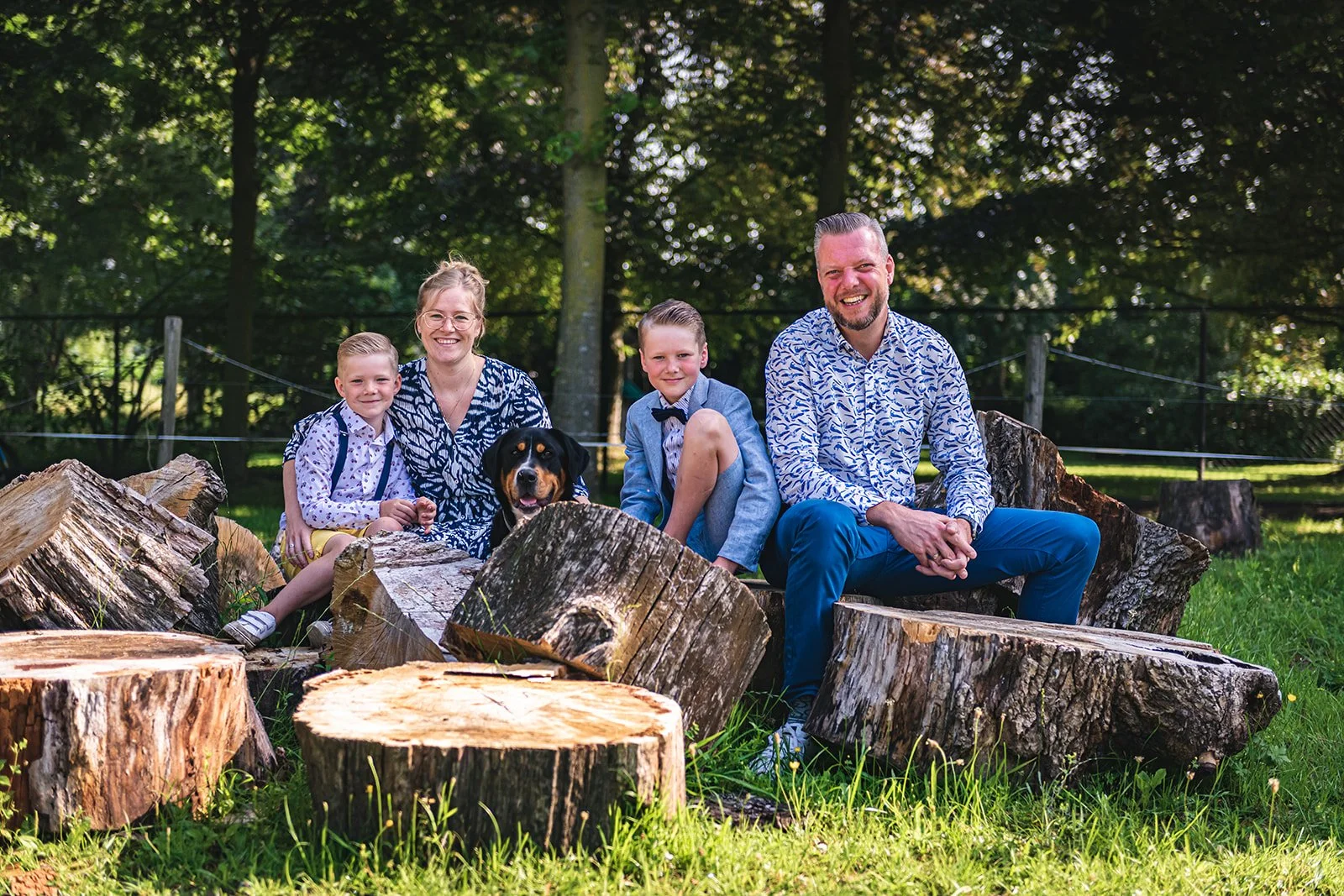 Gezinsfoto's om voor altijd te koesteren.