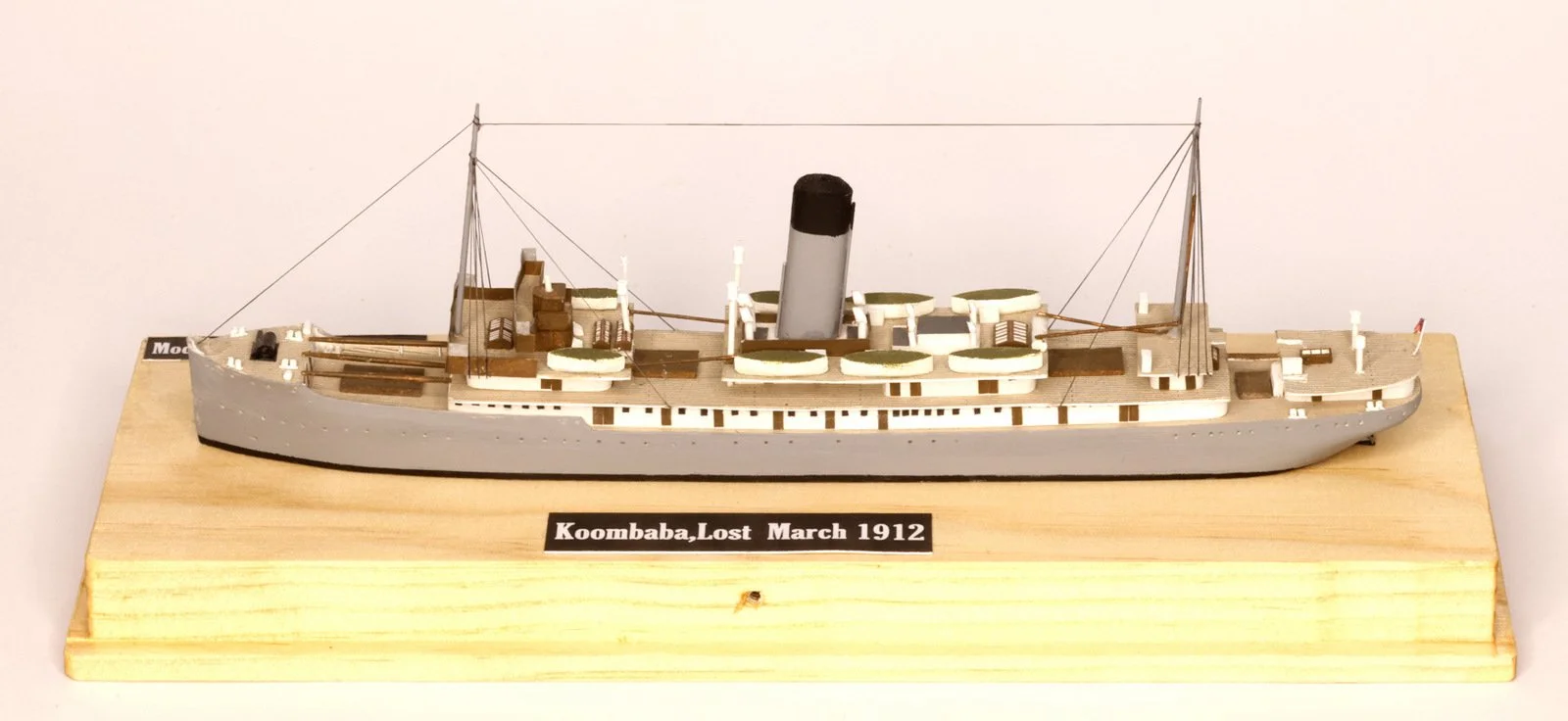 Koombana was lost with all hands March 1912