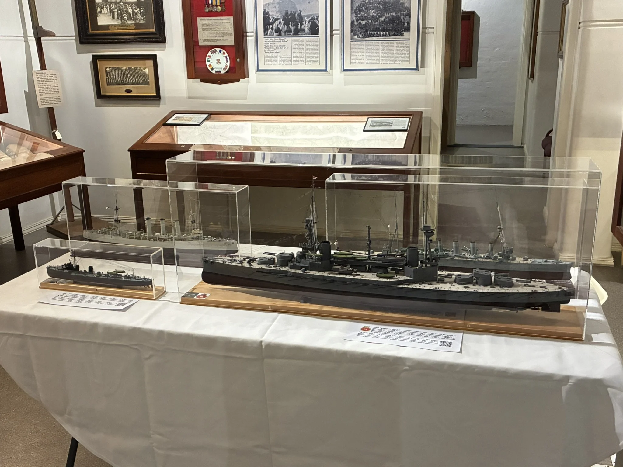 HMS Agincourt, HMAS Sydney, Parramatta and the Emden
