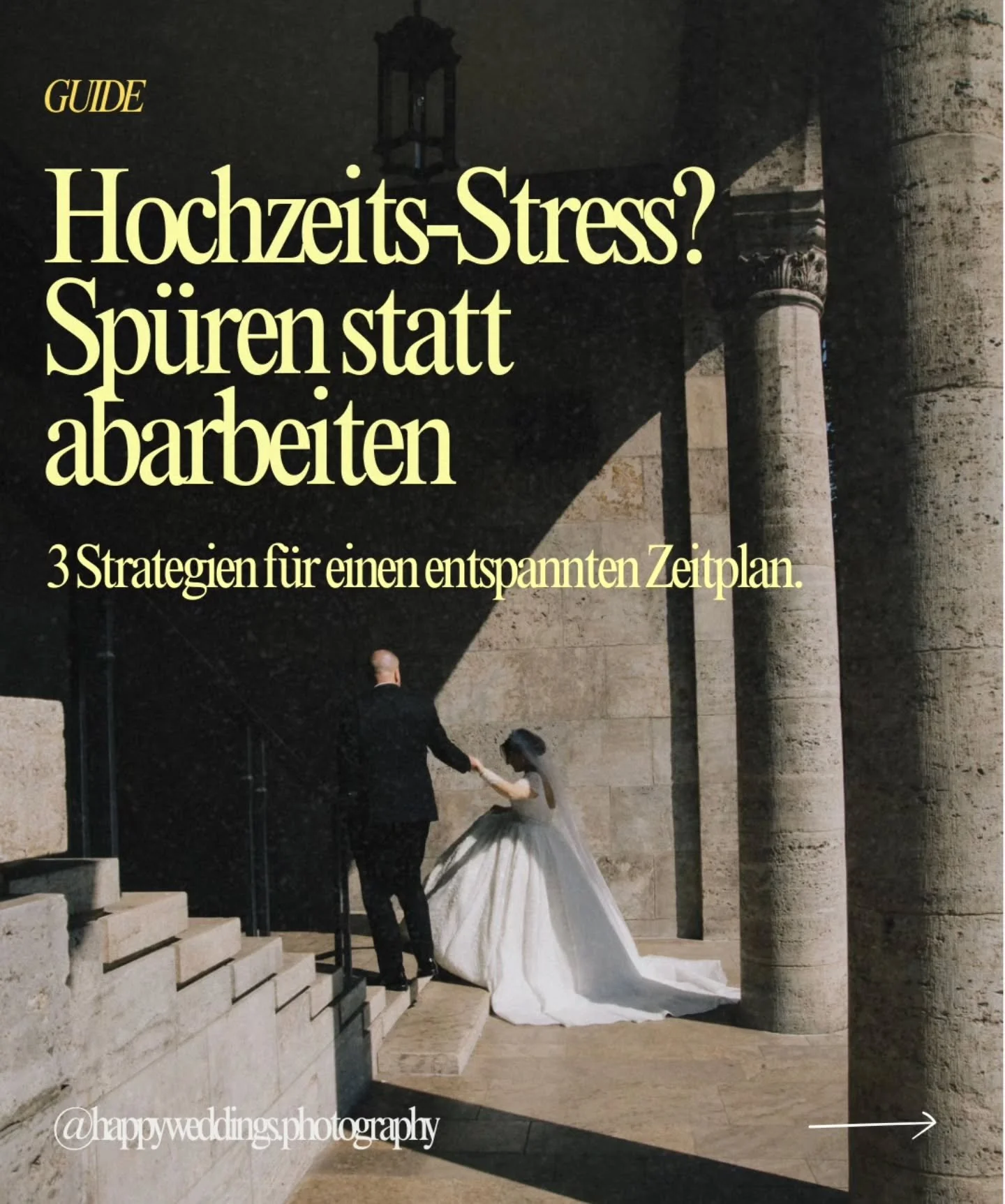 Hand aufs Herz: Die gr&ouml;&szlig;te Angst unserer Paare ist nicht der Regen, sondern dass der eigene Hochzeitstag an ihnen vorbeirauscht wie ein Film im Zeitraffer. 🎞️💨

Viele Hochzeiten f&uuml;hlen sich heute an wie ein Marathon &ndash; von Prog
