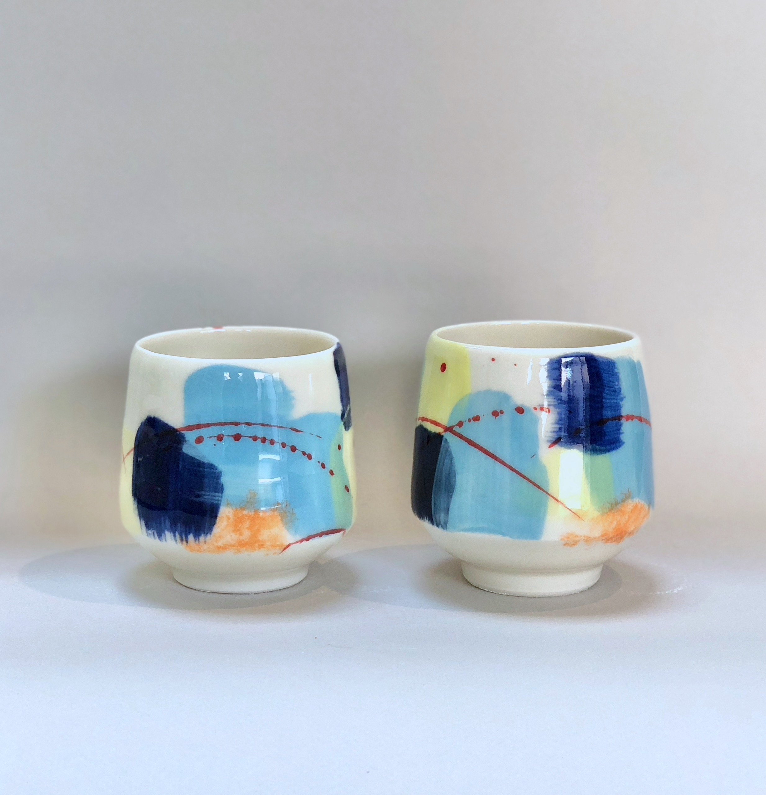 Pair of small beakers