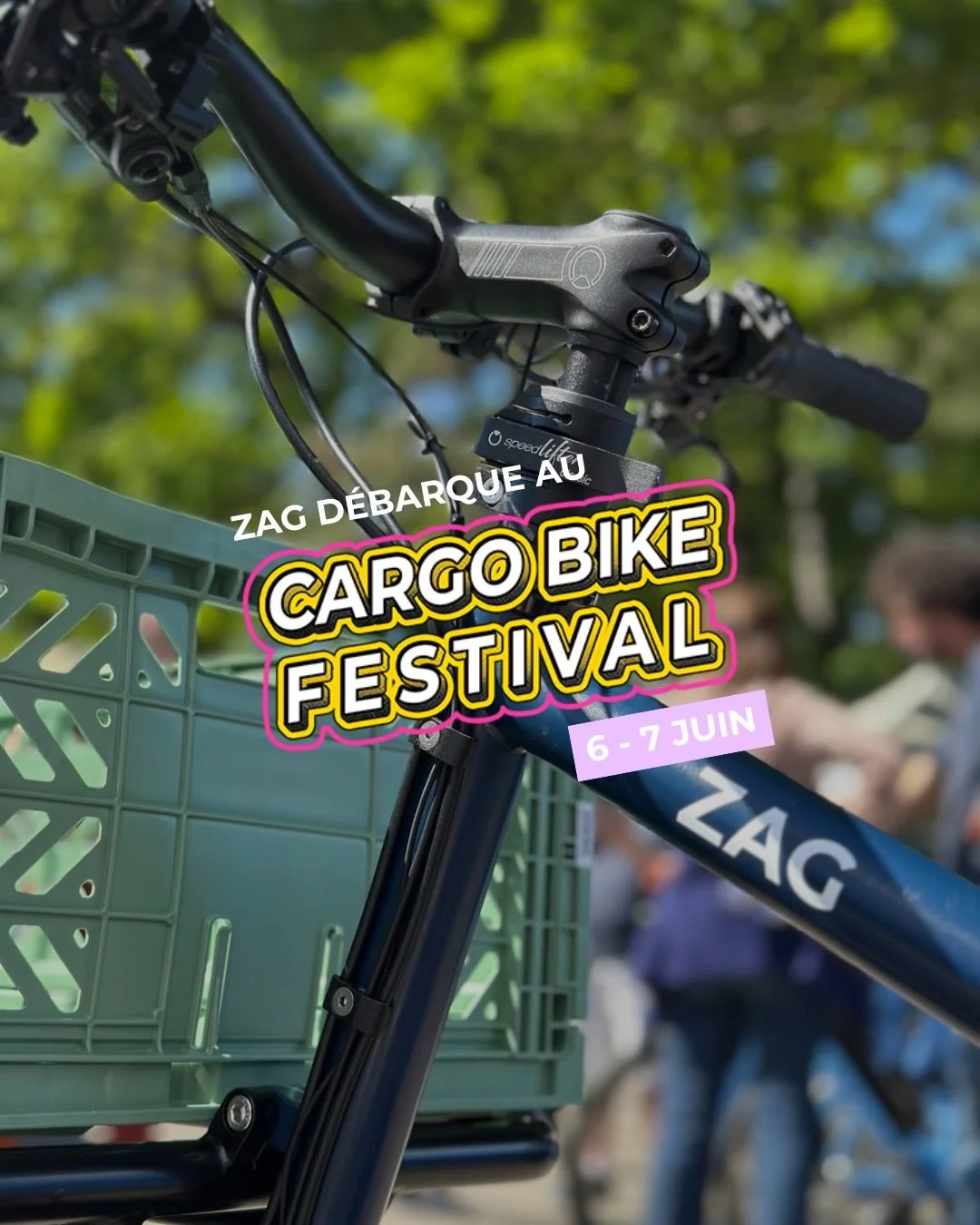 ZAG d&eacute;barque en Bretagne ⚓️

Les 6 et 7 juin prochains, nous exposerons pour la premi&egrave;re fois au @cargobikefestivalfrance &agrave; l&rsquo;occasion de leur premi&egrave;re &eacute;dition rennaise 🔥

Un week-end qui s&rsquo;annonce enco