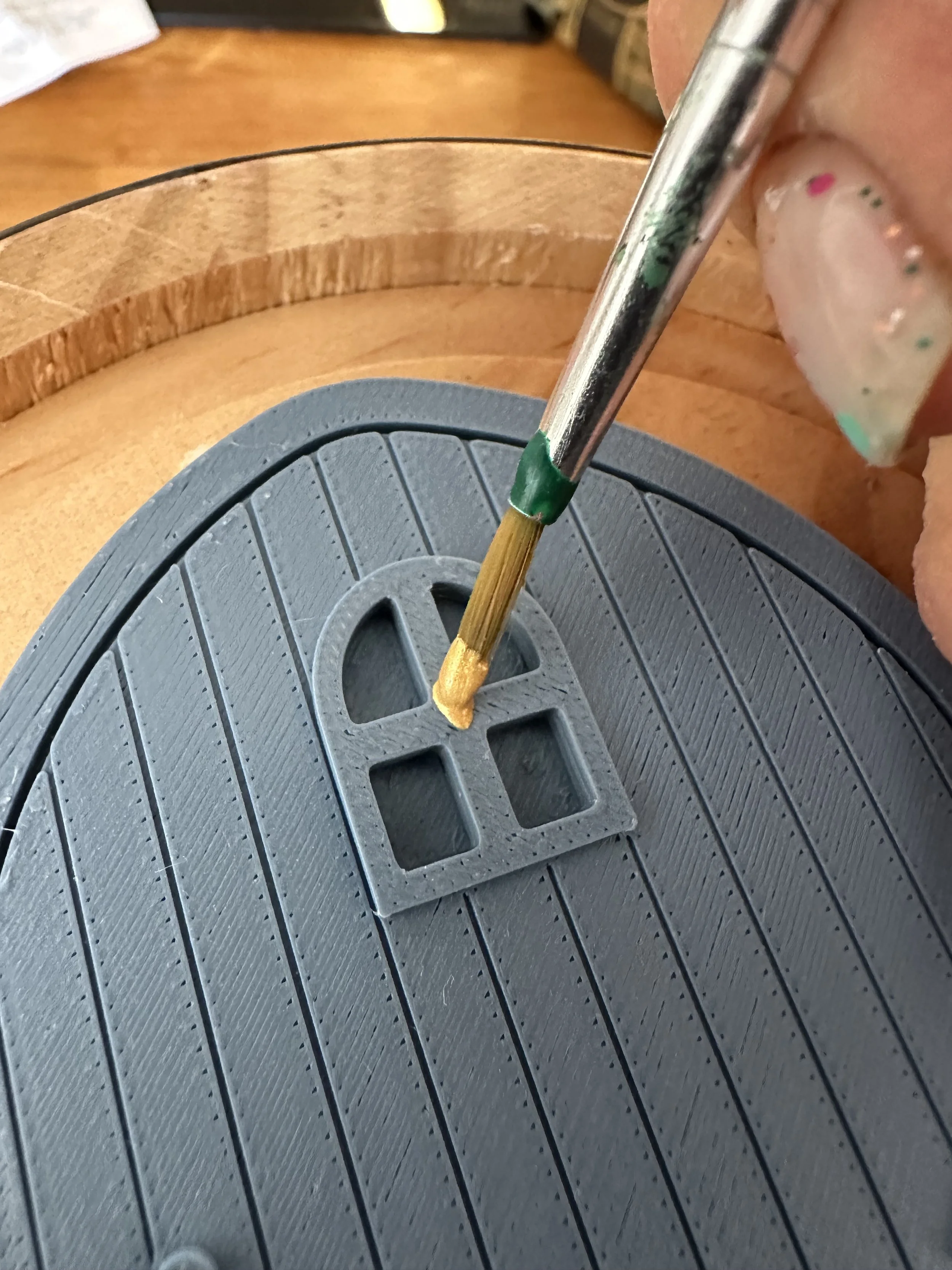 3D Druck und Acrylfarbe