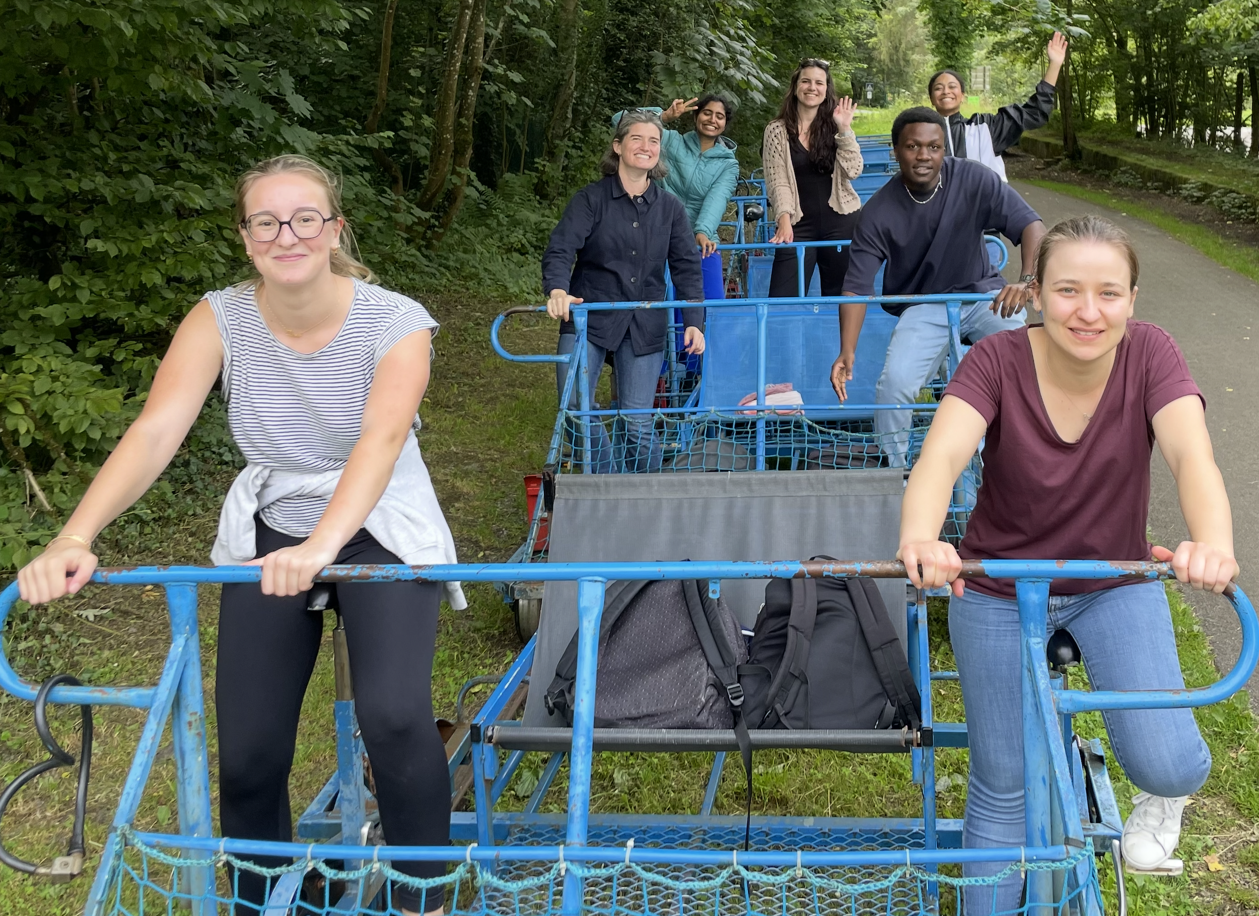 Alumni Day Biking to Maredsous