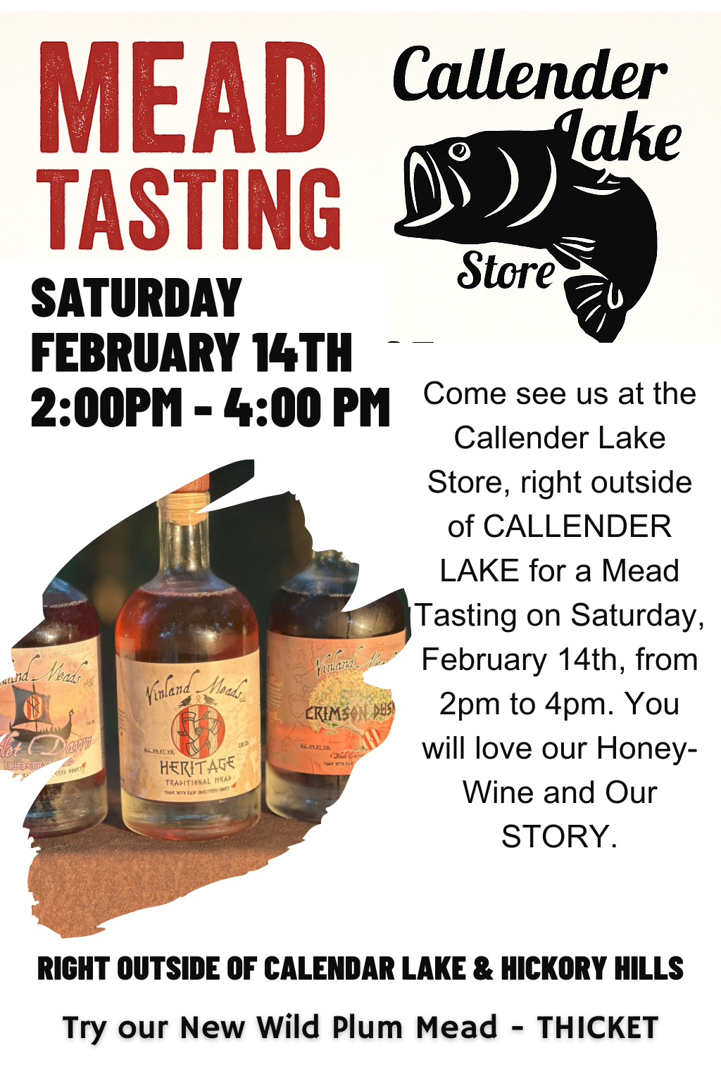 Callender Lake  Mead Tasting