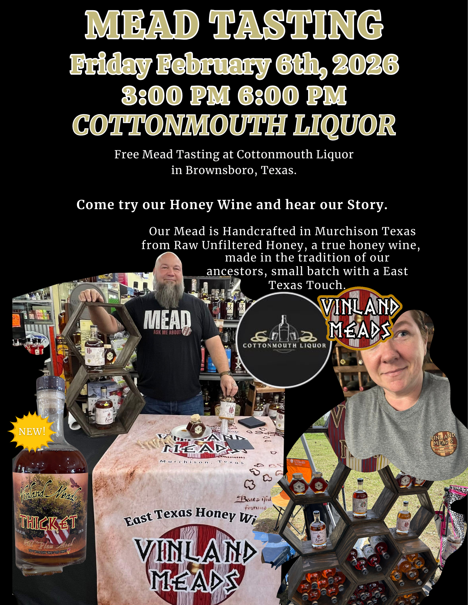 Cottonmouth Liquor Mead Tasting