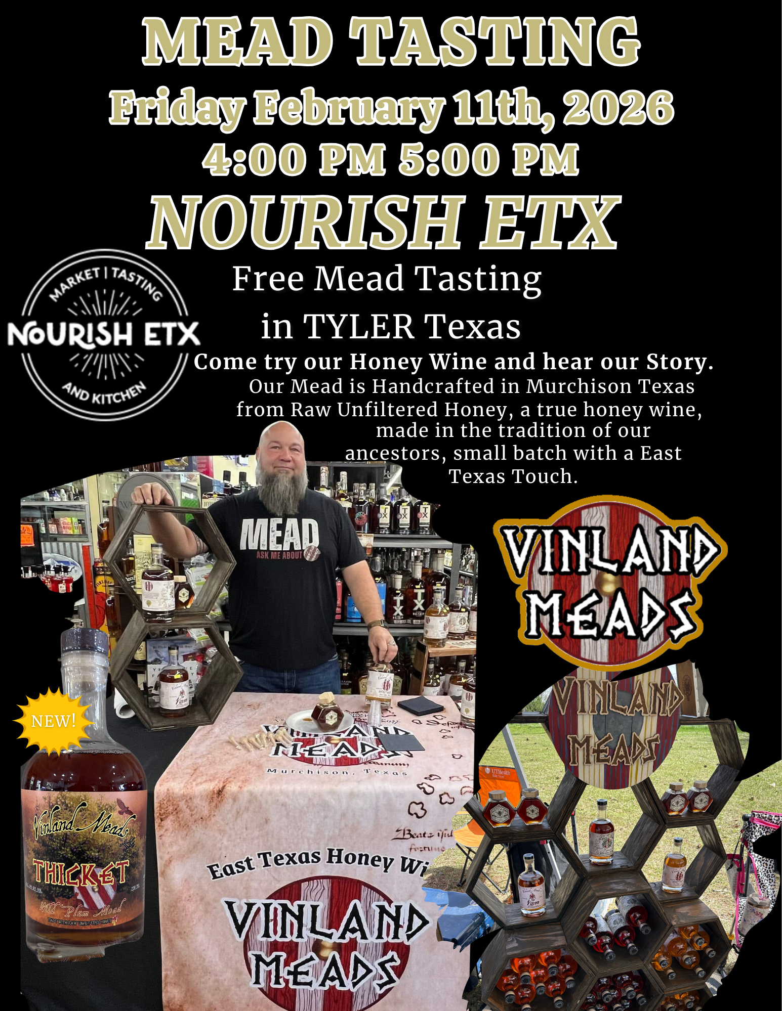 Nourish ETX Mead Tasting