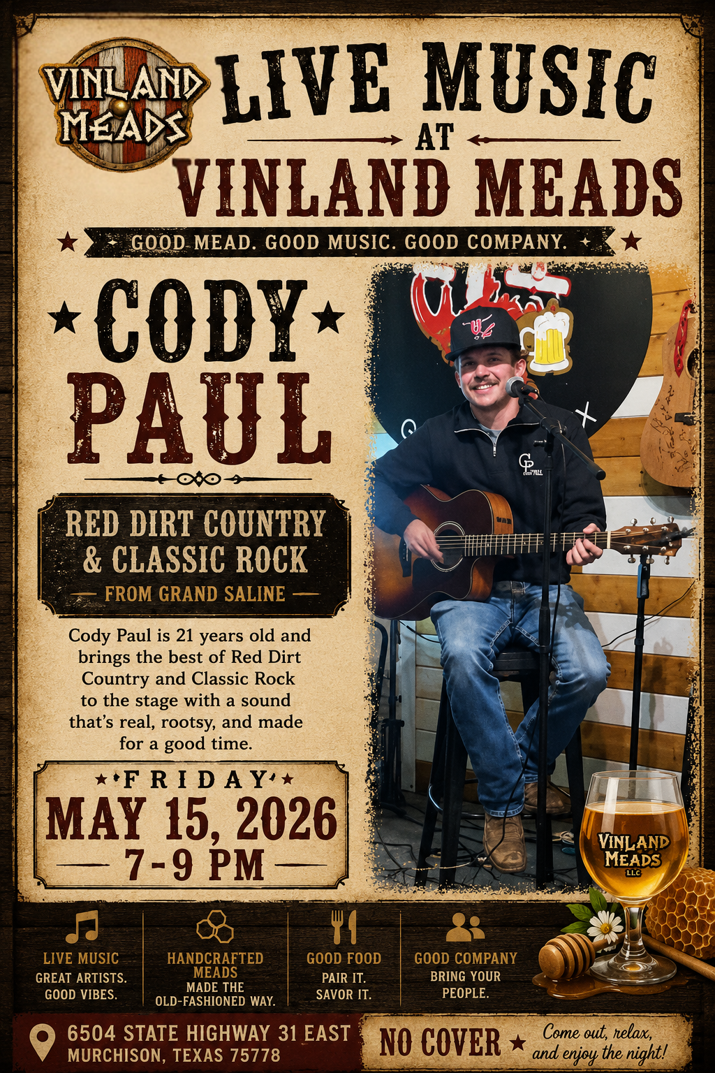 Cody Paul - Live at the Meadery