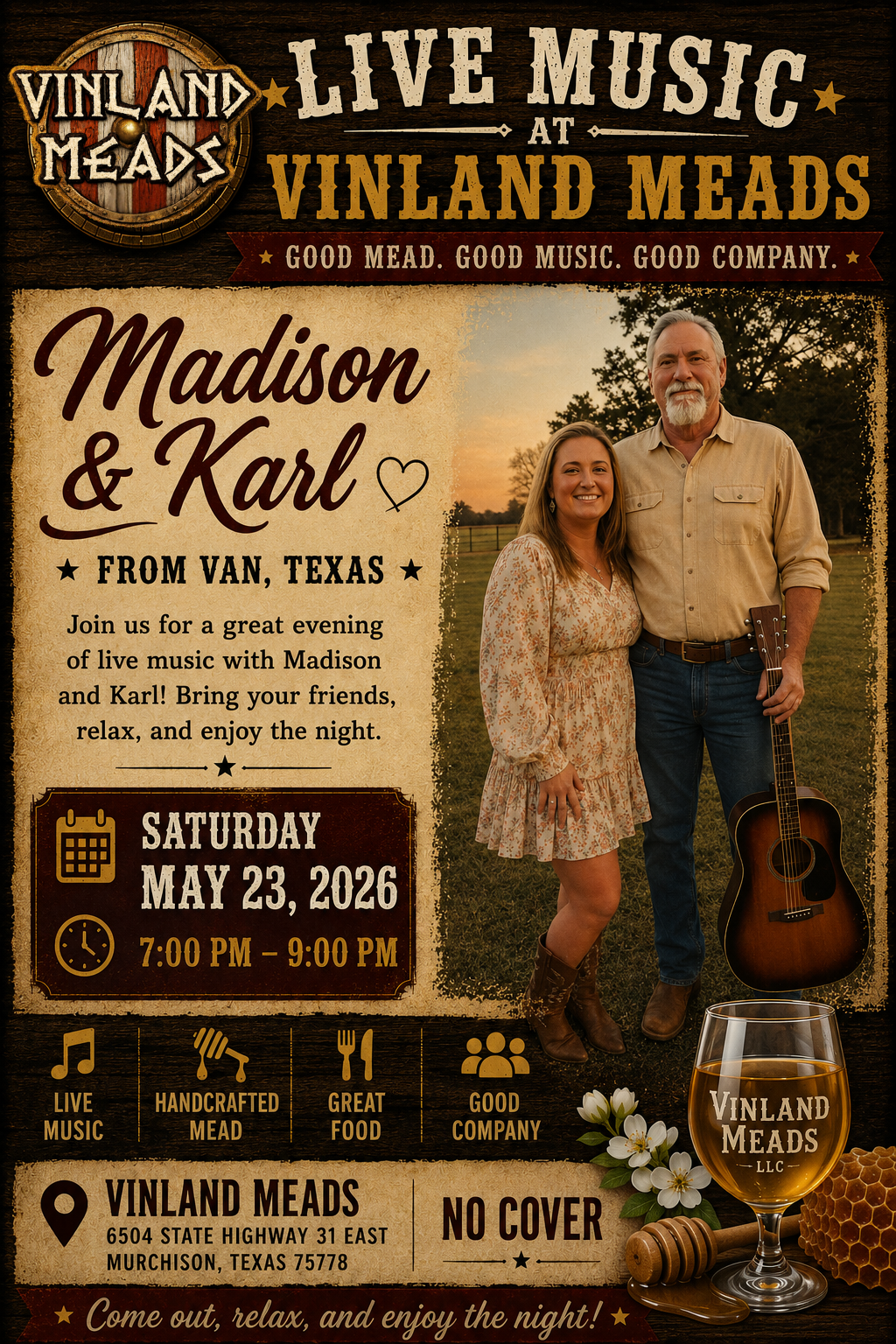 Madison & Karl - Live at the Meadery