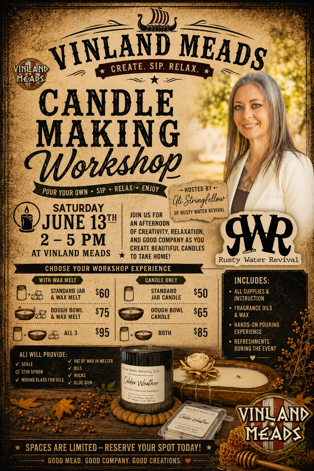 Candle Making Workshop with Ali