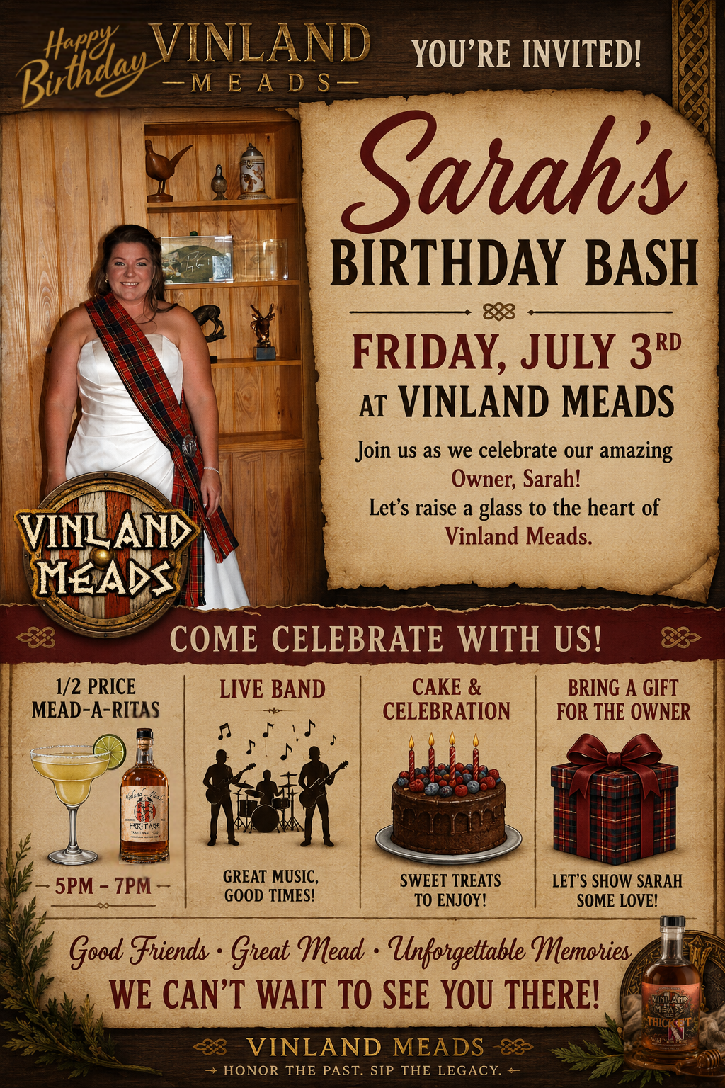 Sarah's Birthday Bash - Live at the Meadery