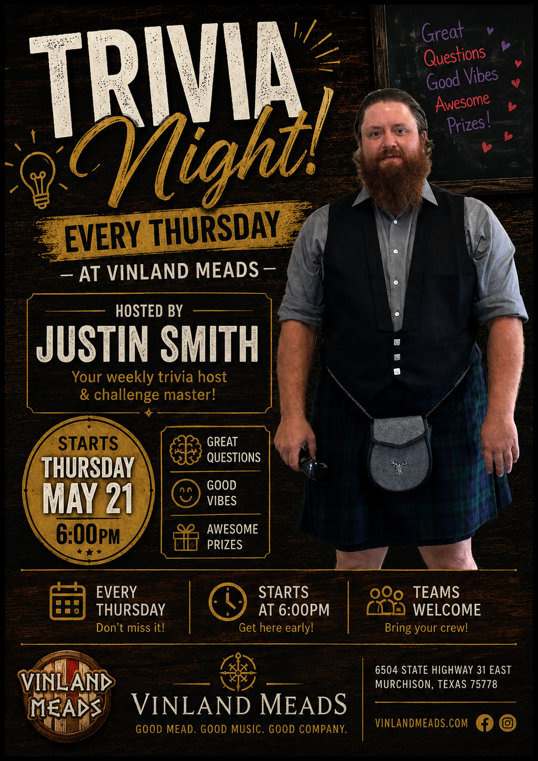 Trivia Nights - Live at the Meadery 