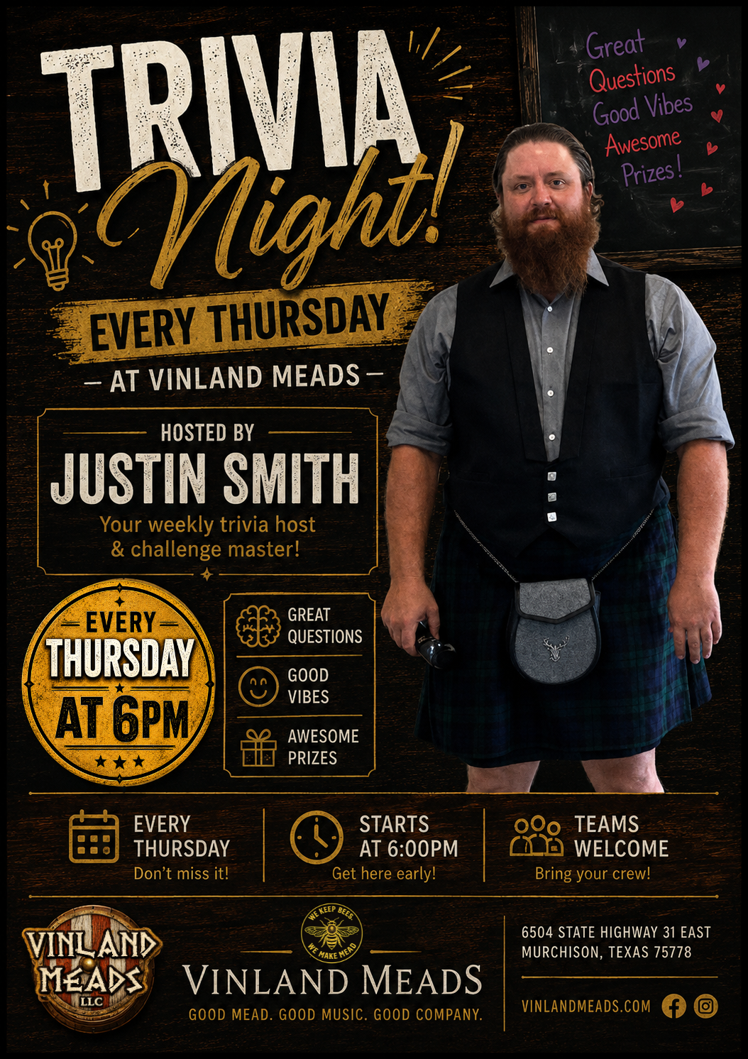 Trivia Nights - Live at the Meadery