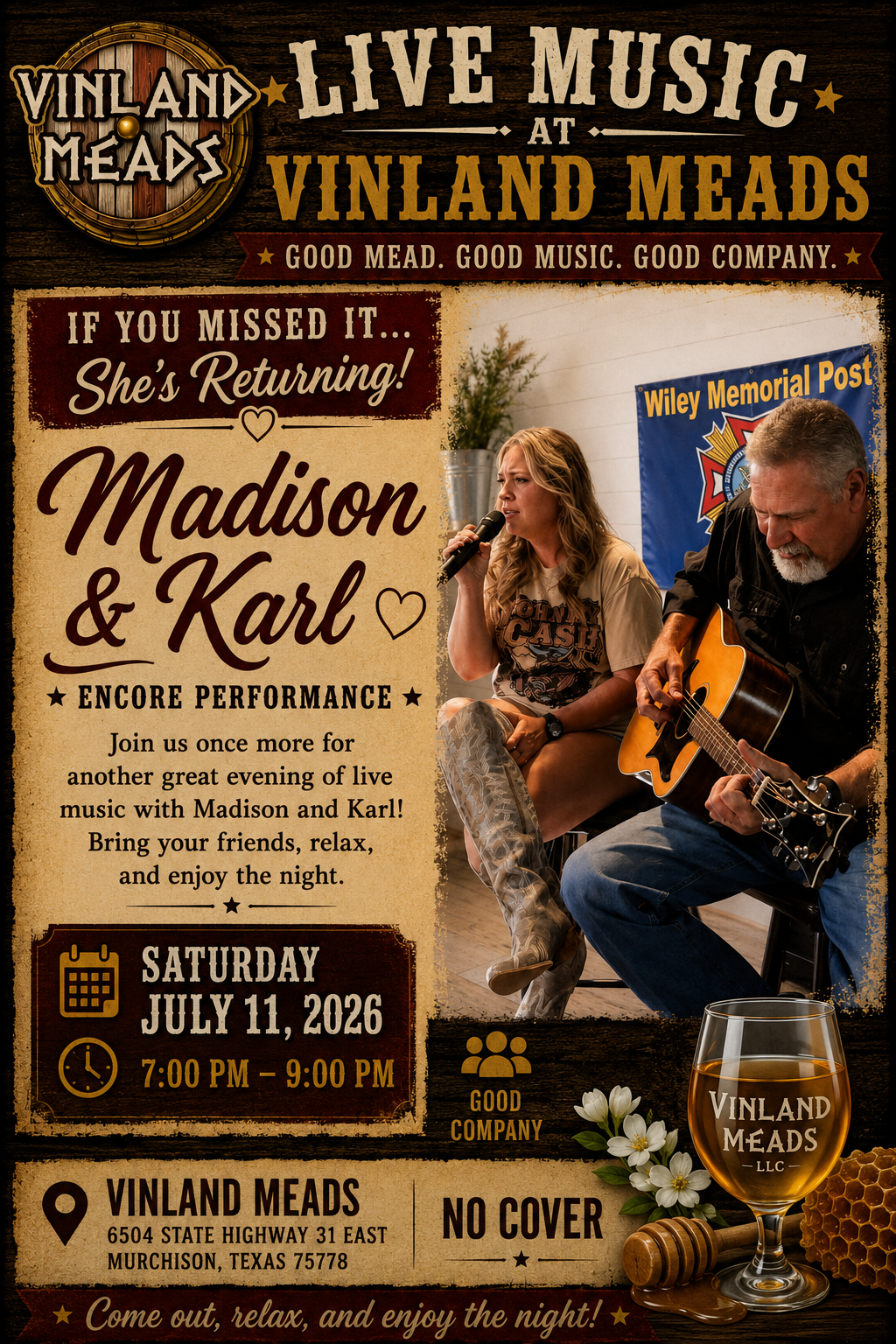 Madison & Karl - Live at the Meadery