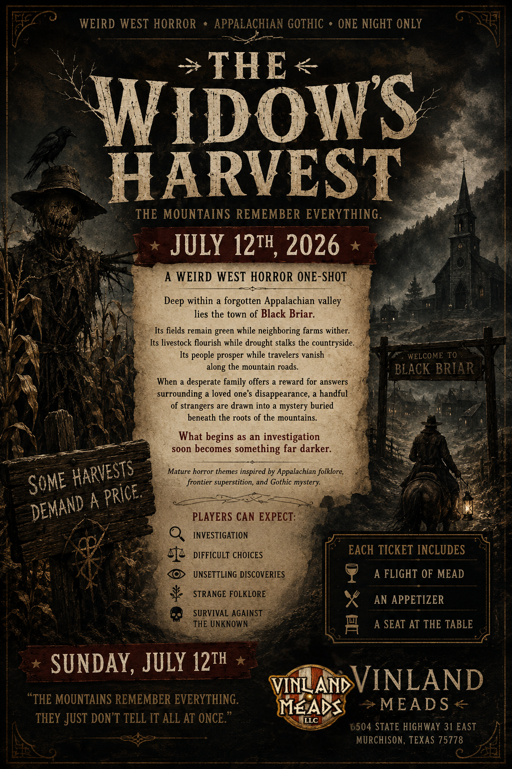 D&amp;D at Vinland Meads July 12th